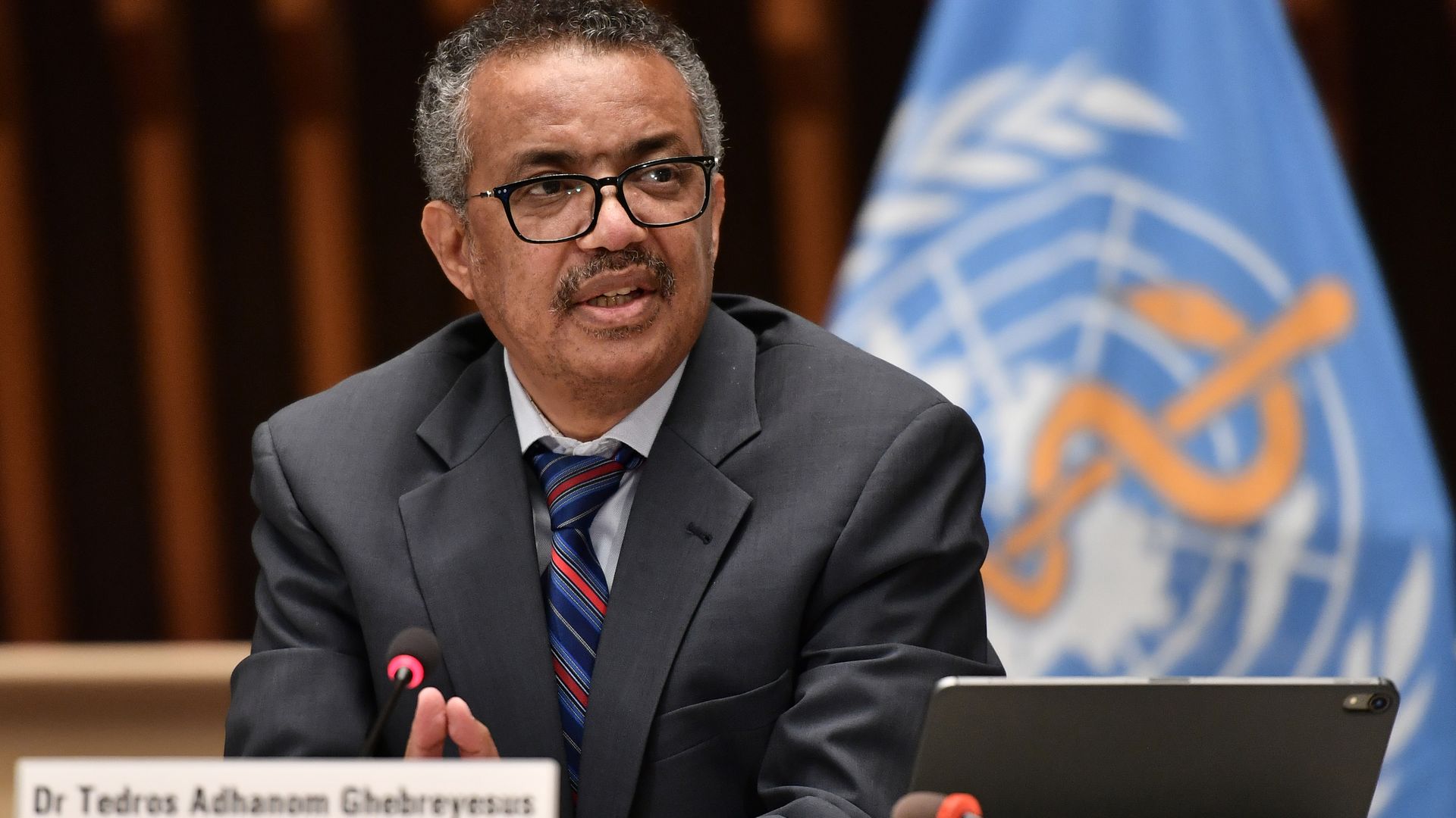 Picture of WHO Director-General Tedros Adhanom Ghebreyesus