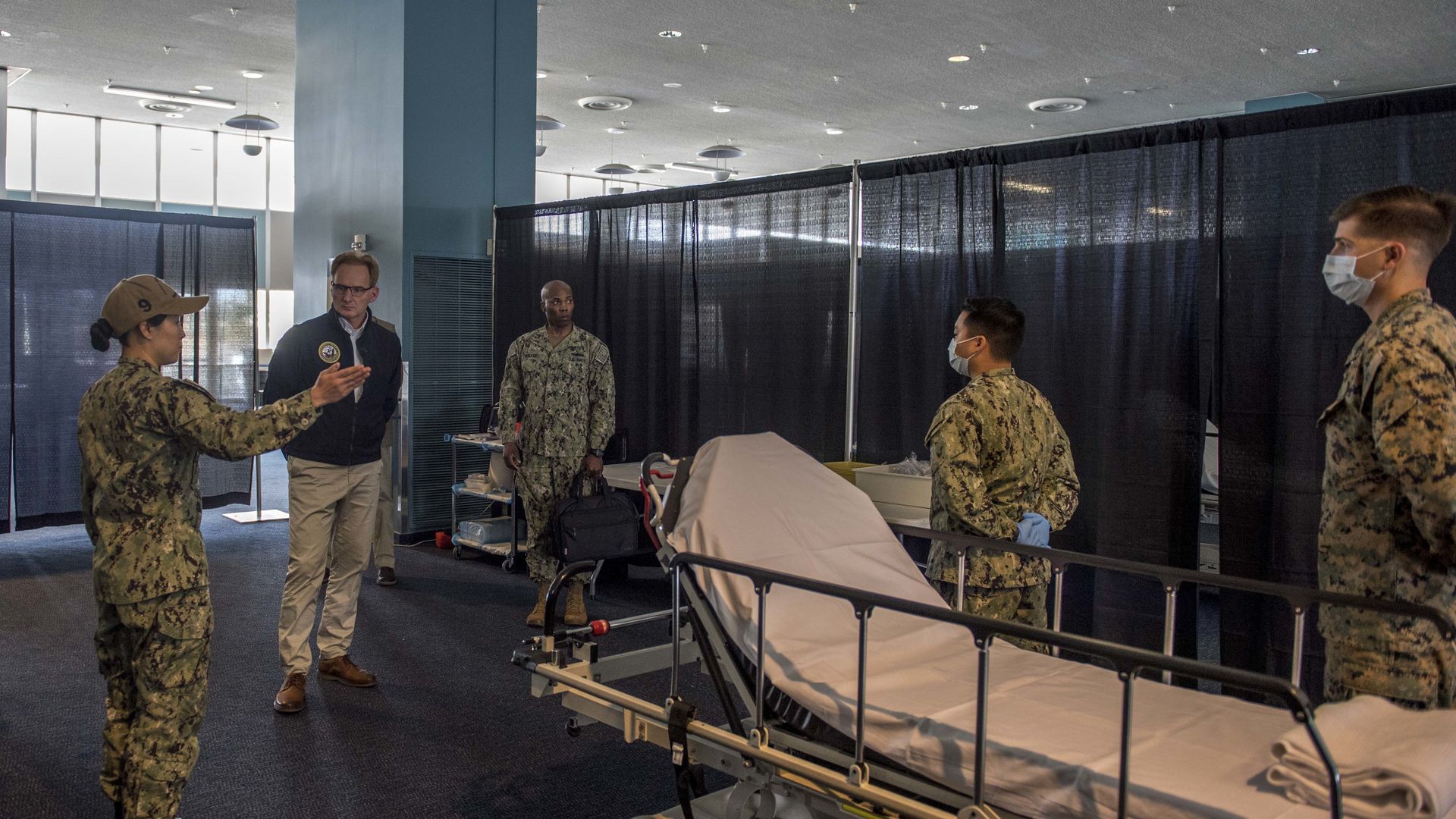U.S. Navy, Acting Secretary Thomas B. Modly tours the Military Sealift Command hospital ship USNS Mercy