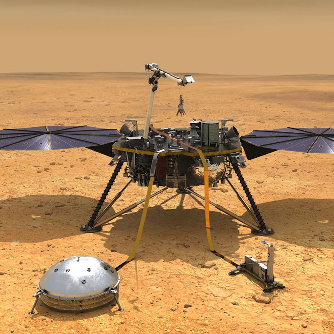 NASA's InSight lander successfully touches down on Mars