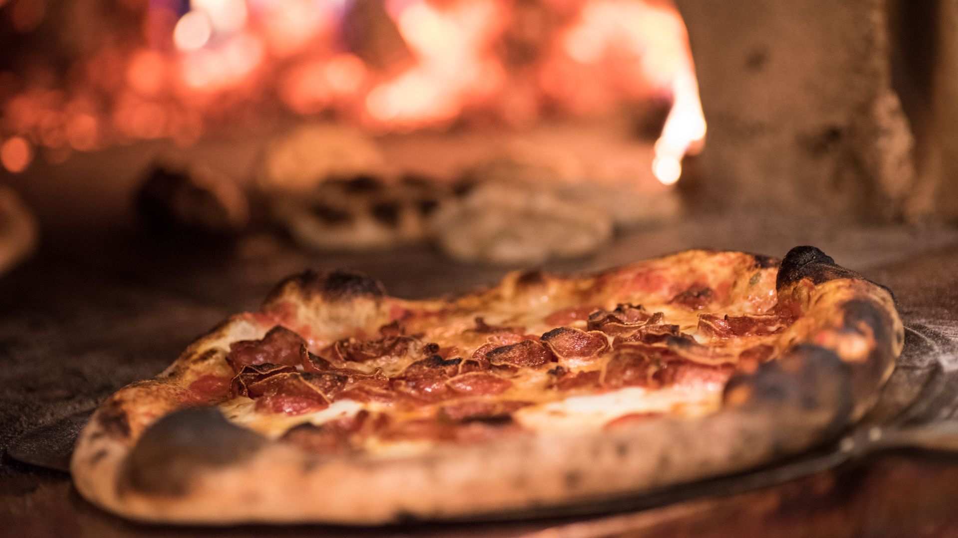 WASHINGTON, DC - AUGUST 30: The pepperoni pizza at Timber Pizza Co.. (Photo by Dixie D. Vereen/For The Washington Post via Getty Images)
