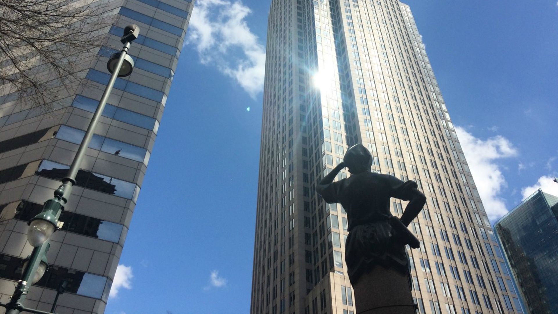 bank of america building trade and tryon header