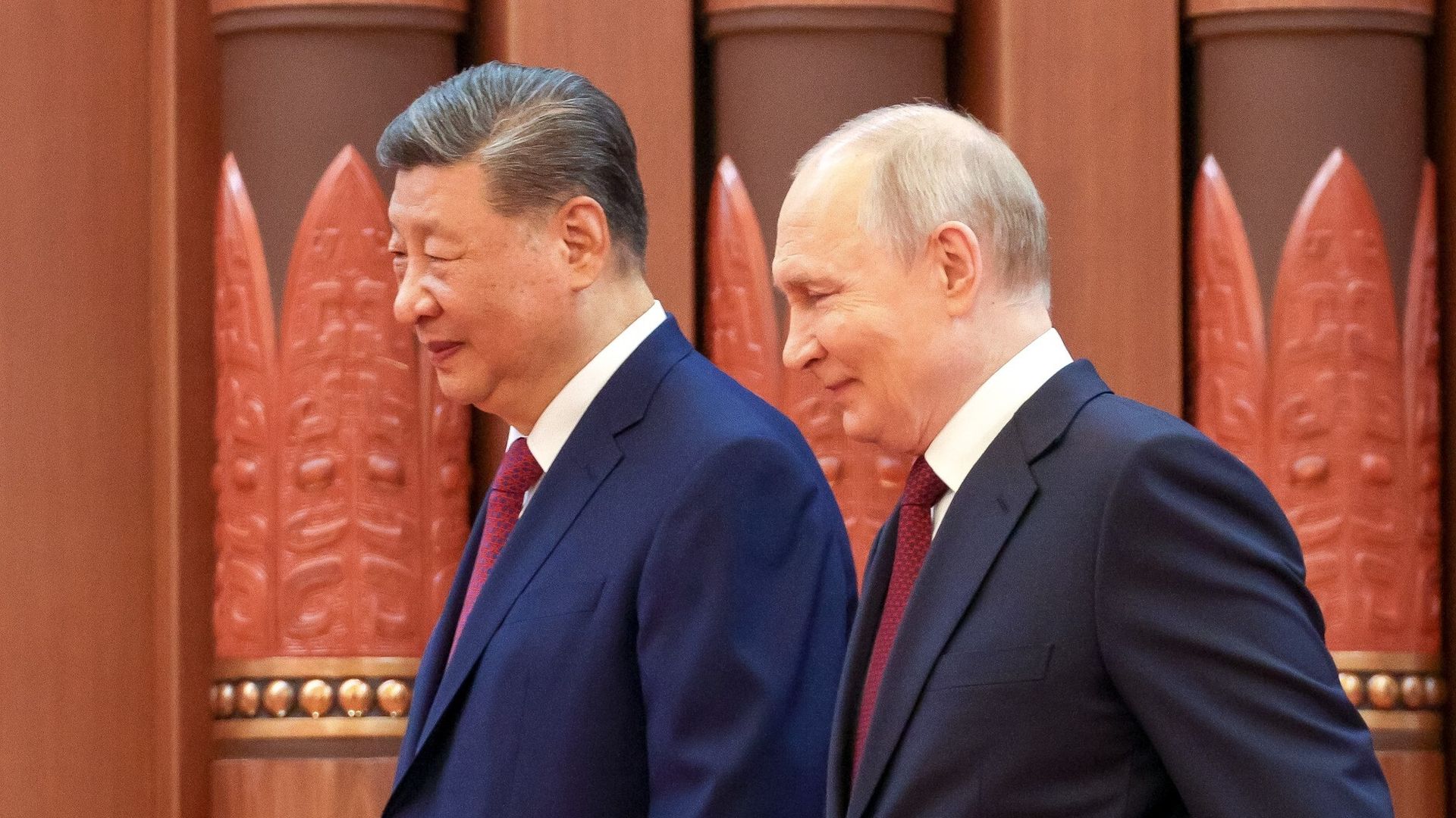 Russian President Vladimir Putin and Chinese President Xi Jinping meet days after President Trump visited China for a summit with the Chinese leader in May.