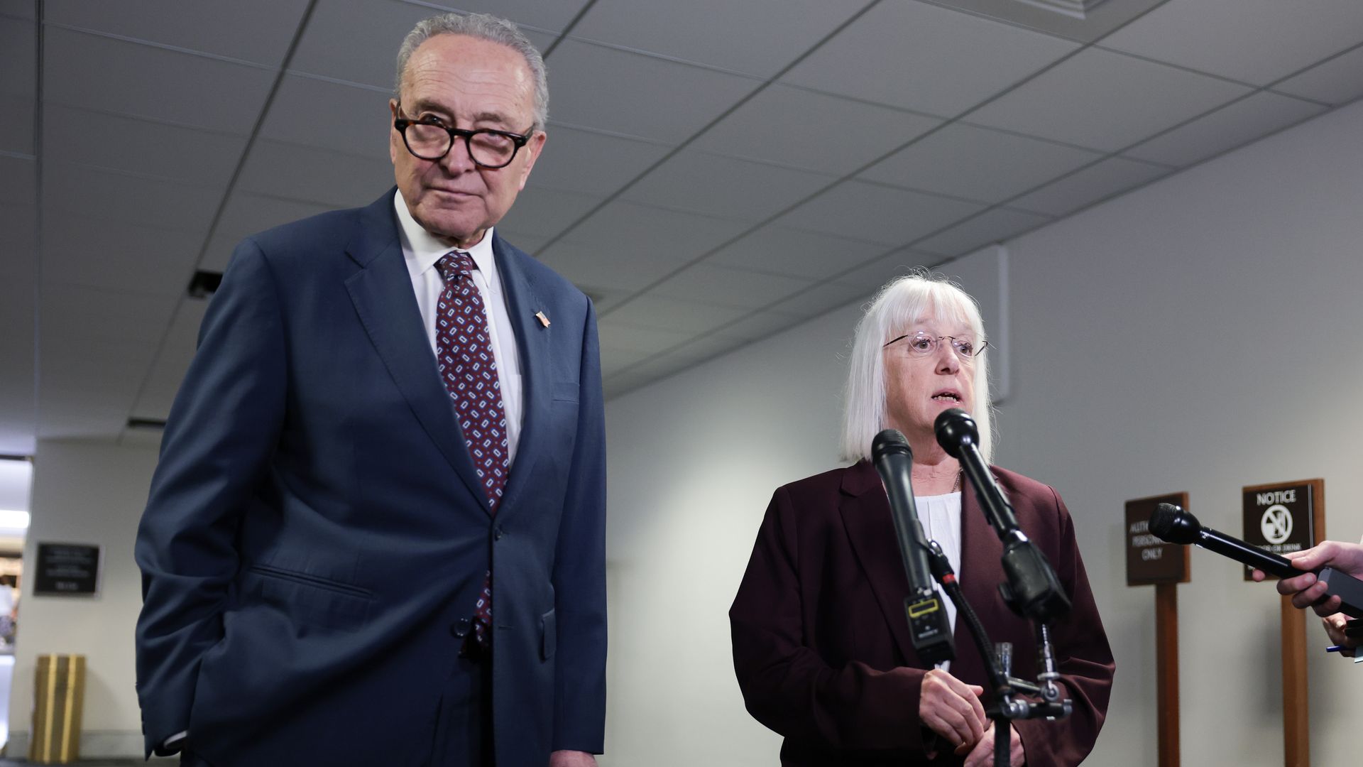 This is Chuck Schumer and Patty Murray