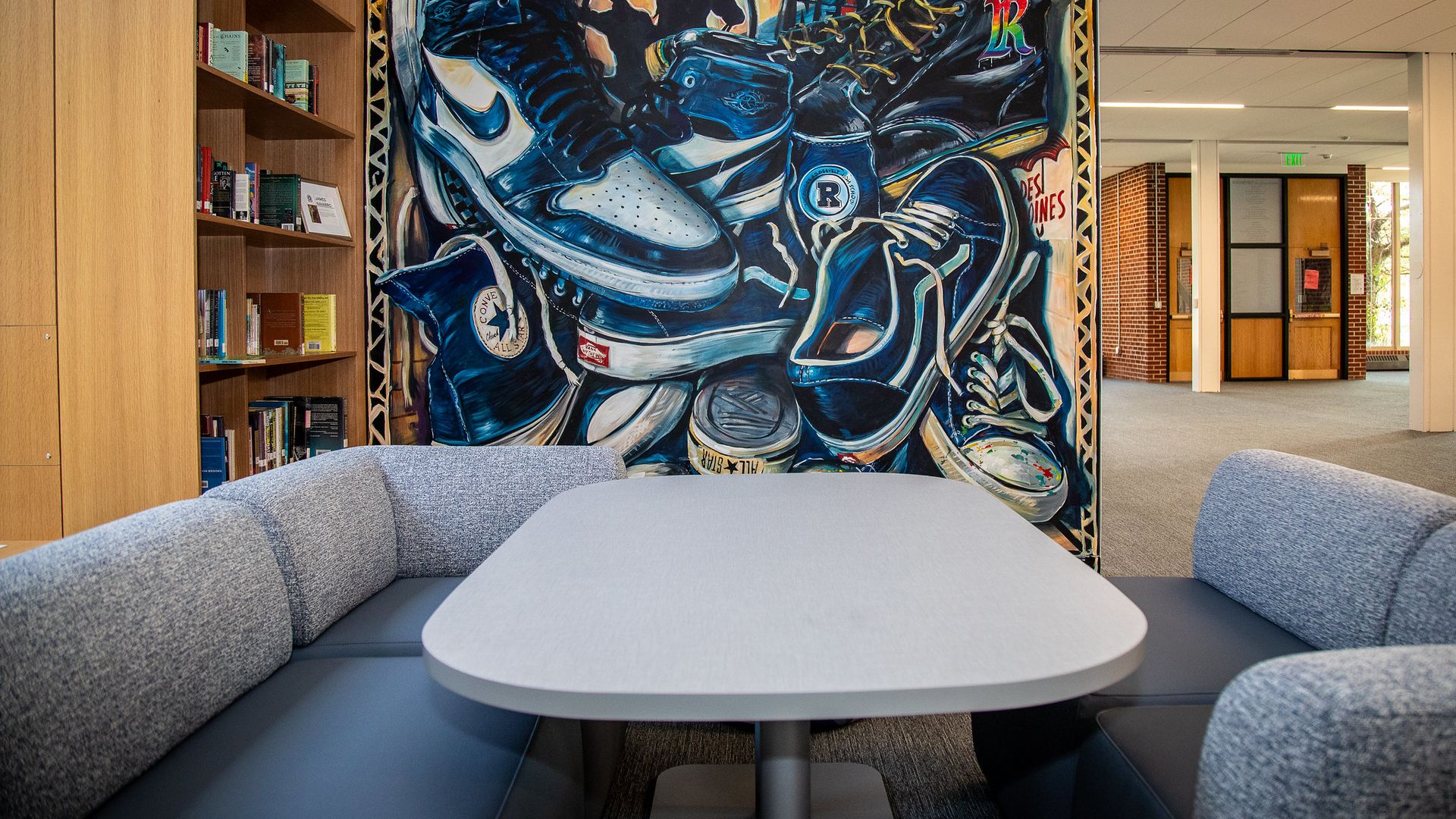 Roosevelt new library showing some couches