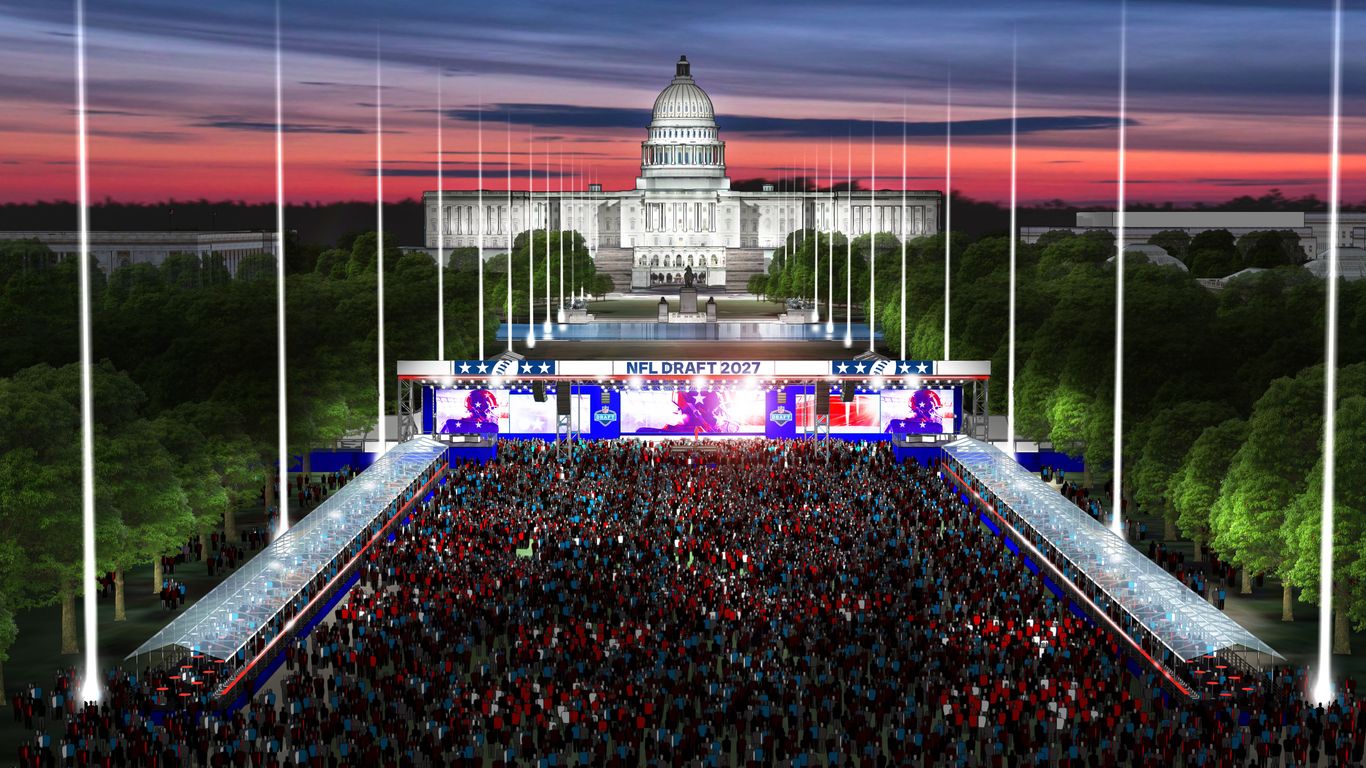 2027 NFL Draft set for Washington, Trump announces