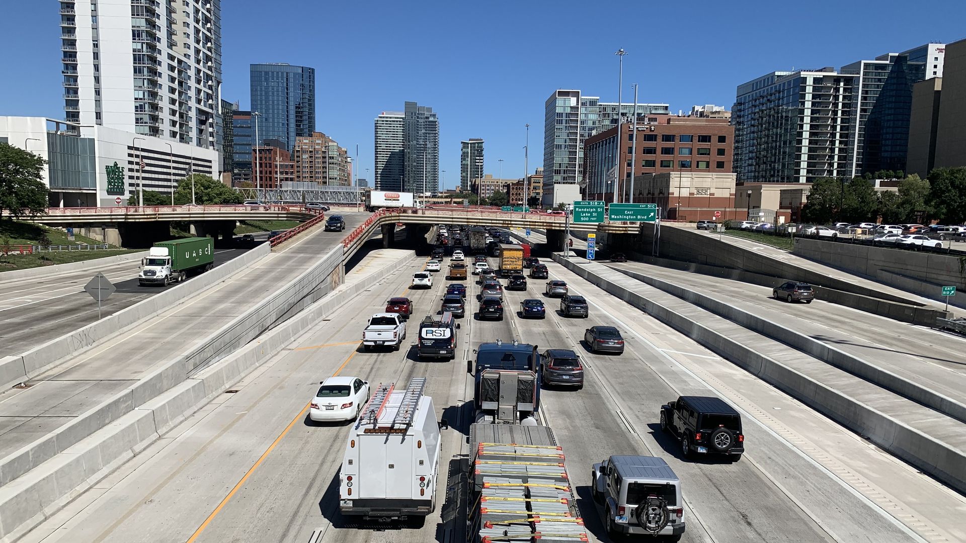 Photo of traffic on a highway