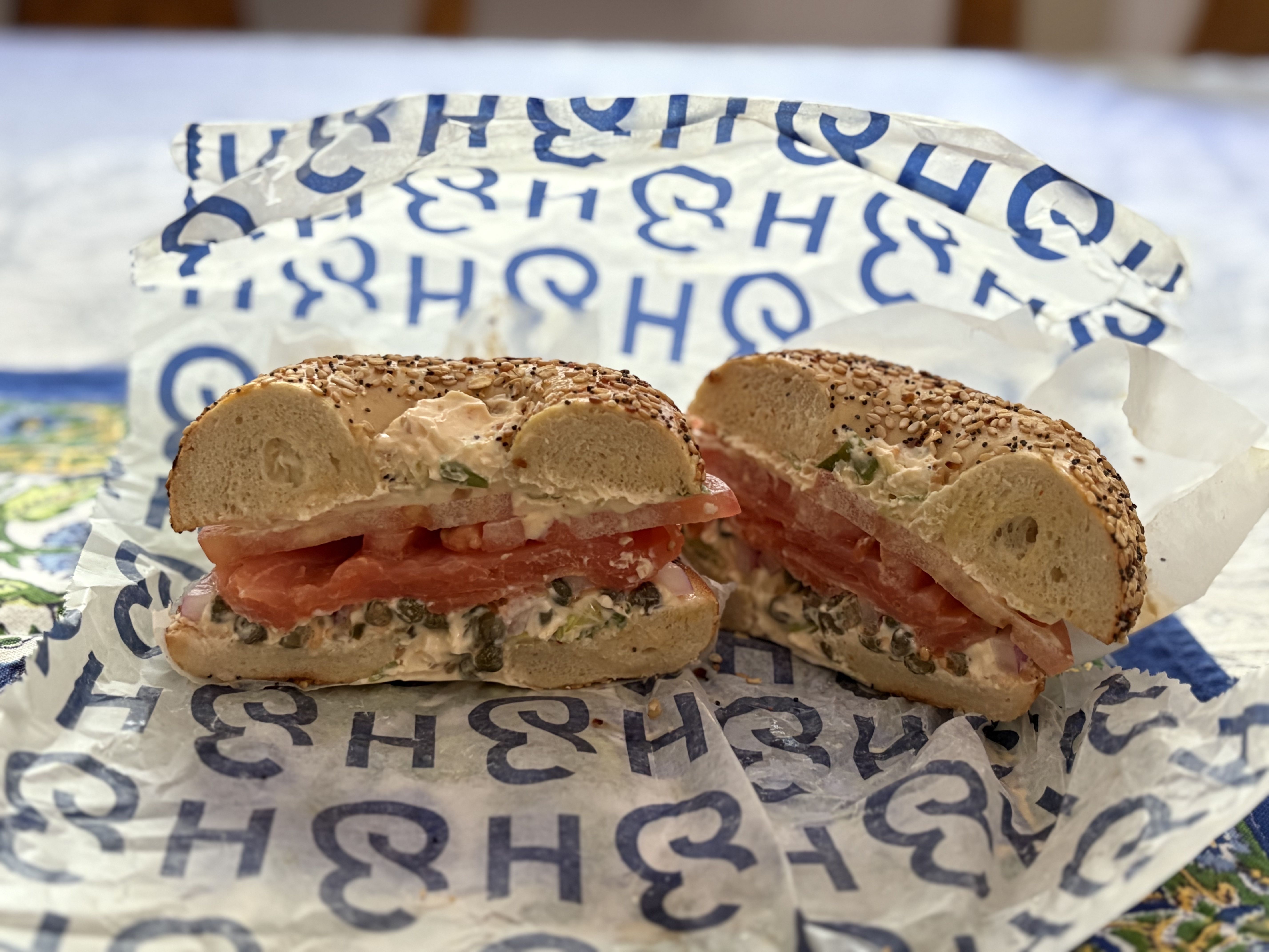 The Nova salmon with the works 