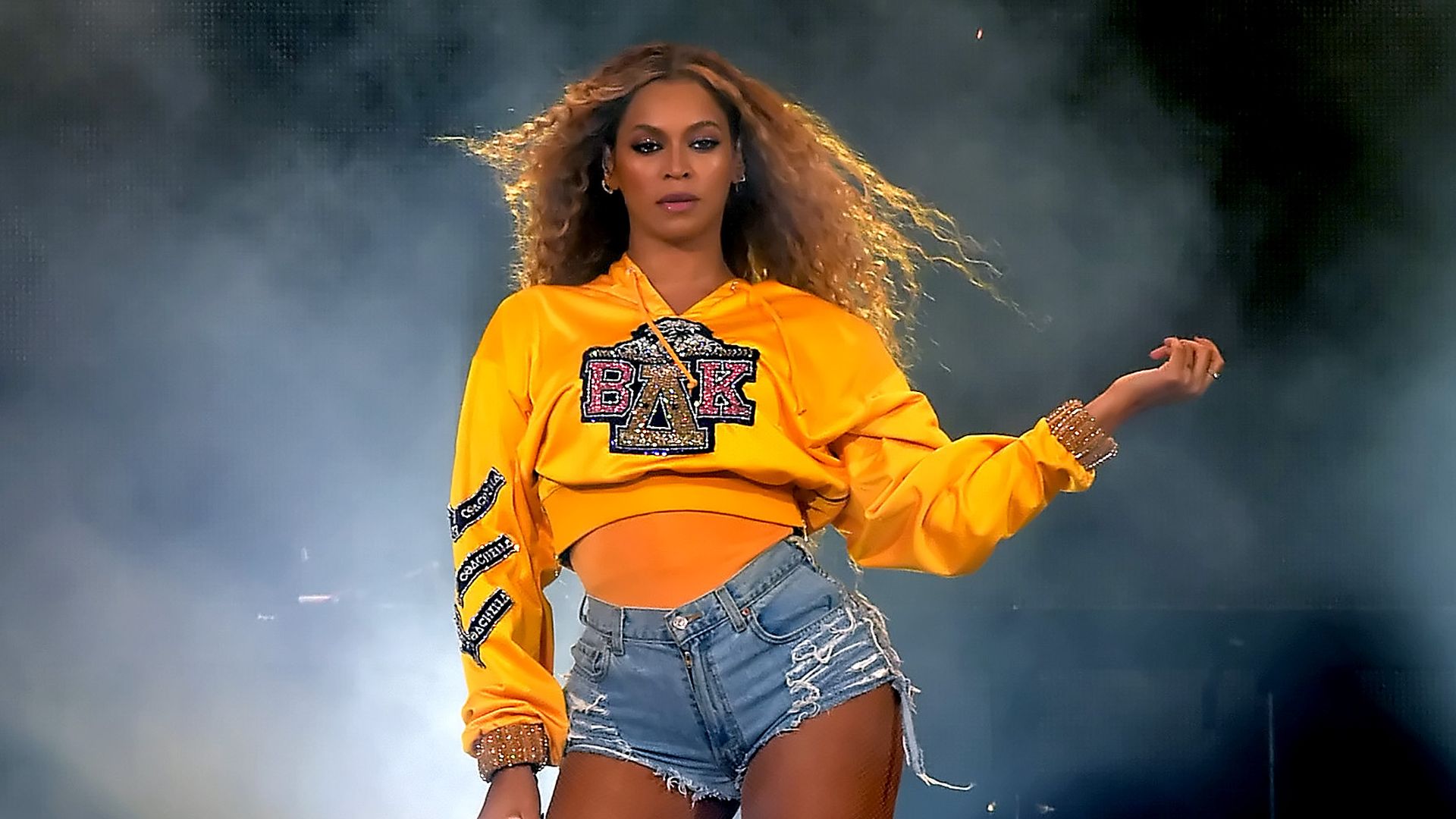 Beyonce a the 2018 Coachella Valley Music And Arts Festival.