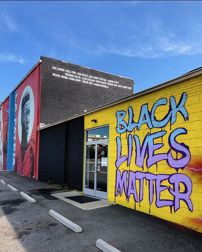 black lives matter mural