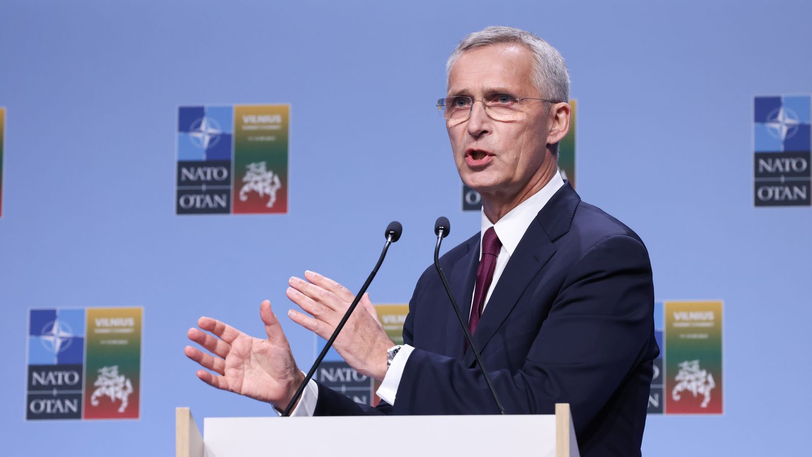 NATO Chief Jens Stoltenberg: Ukraine To Join Alliance When "conditions ...