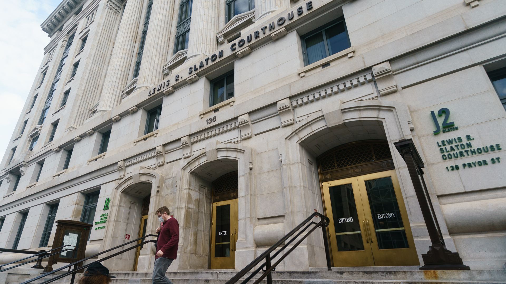 The Fulton County courthouse.
