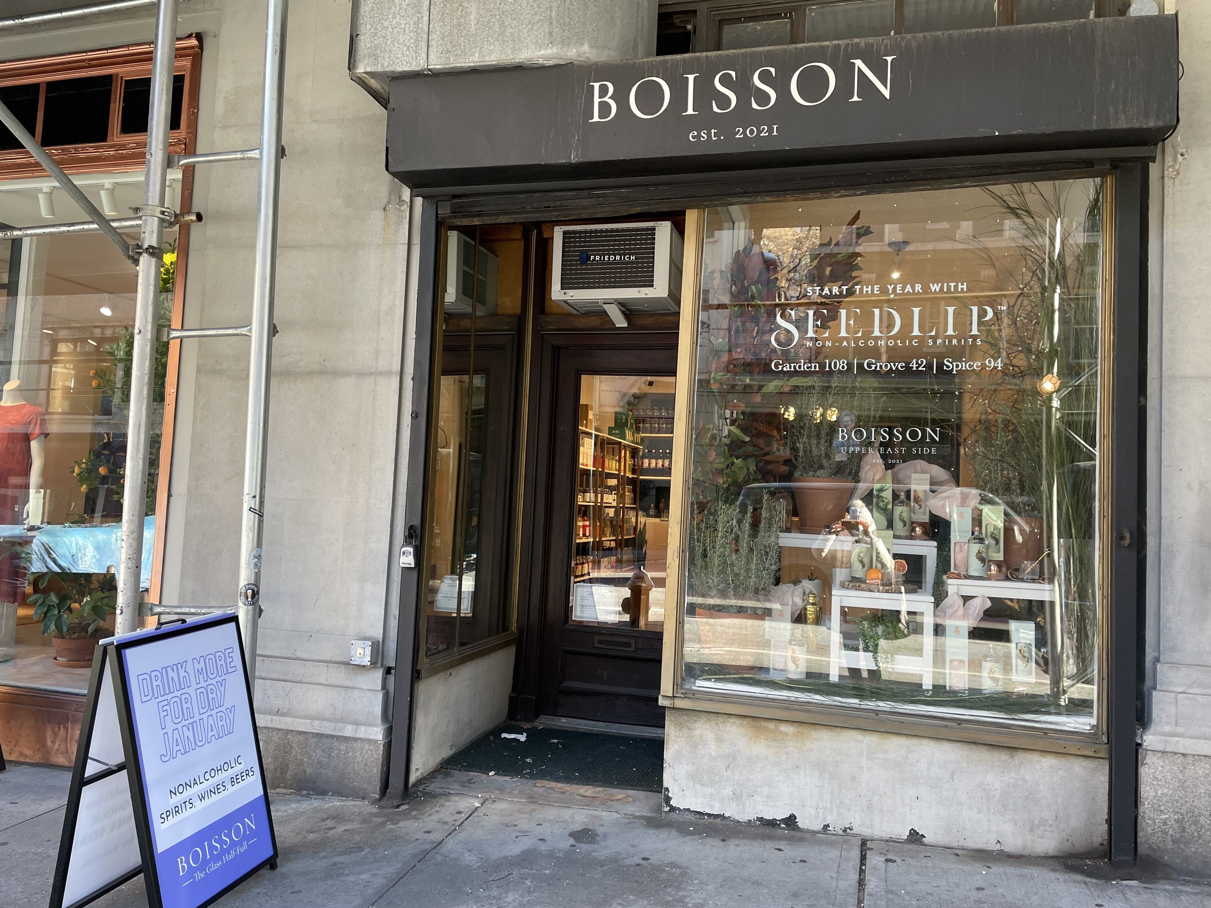 The Boisson store on the Upper East Side