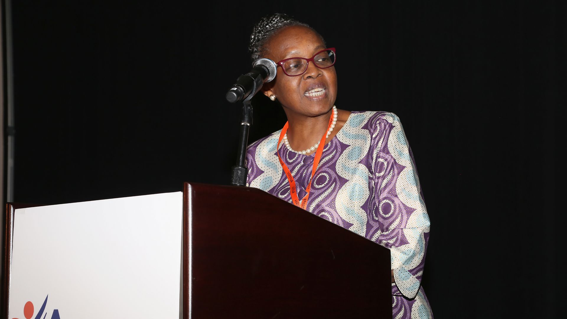 The WHO's Dr. Matshidiso Rebecca Moeti attends The Access Challenge UHC Conference 2018 at Westin Times Square on September 24, 2018 in New York City.