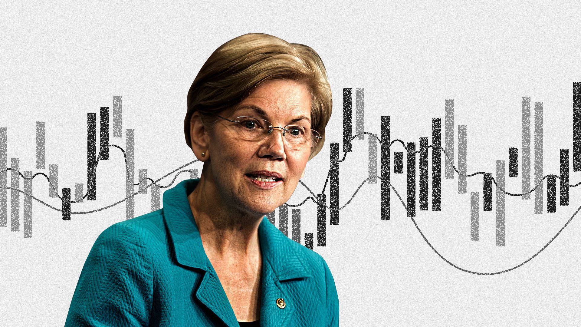 Elizabeth Warren surrounded buy complex charts