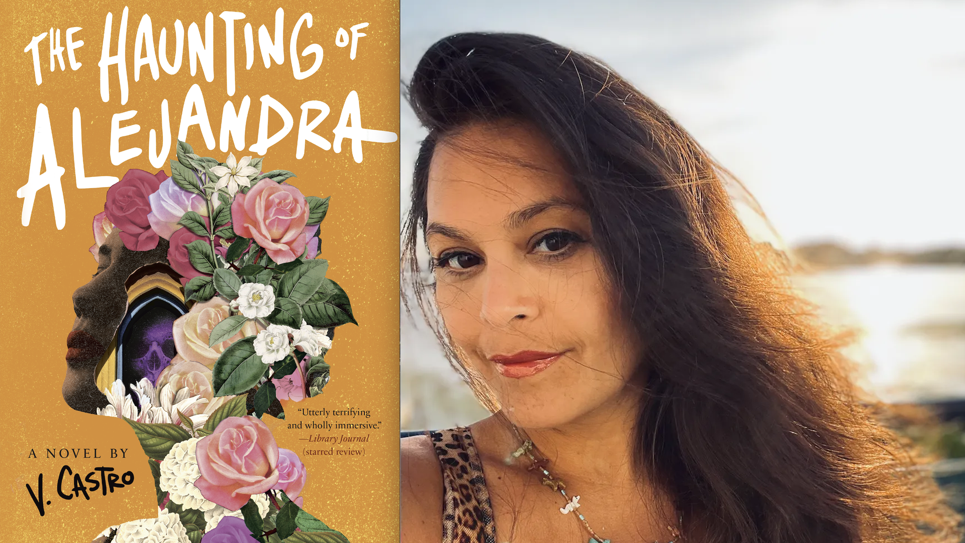 Violet Castro, and her latest book, "The Haunting of Alejandra."