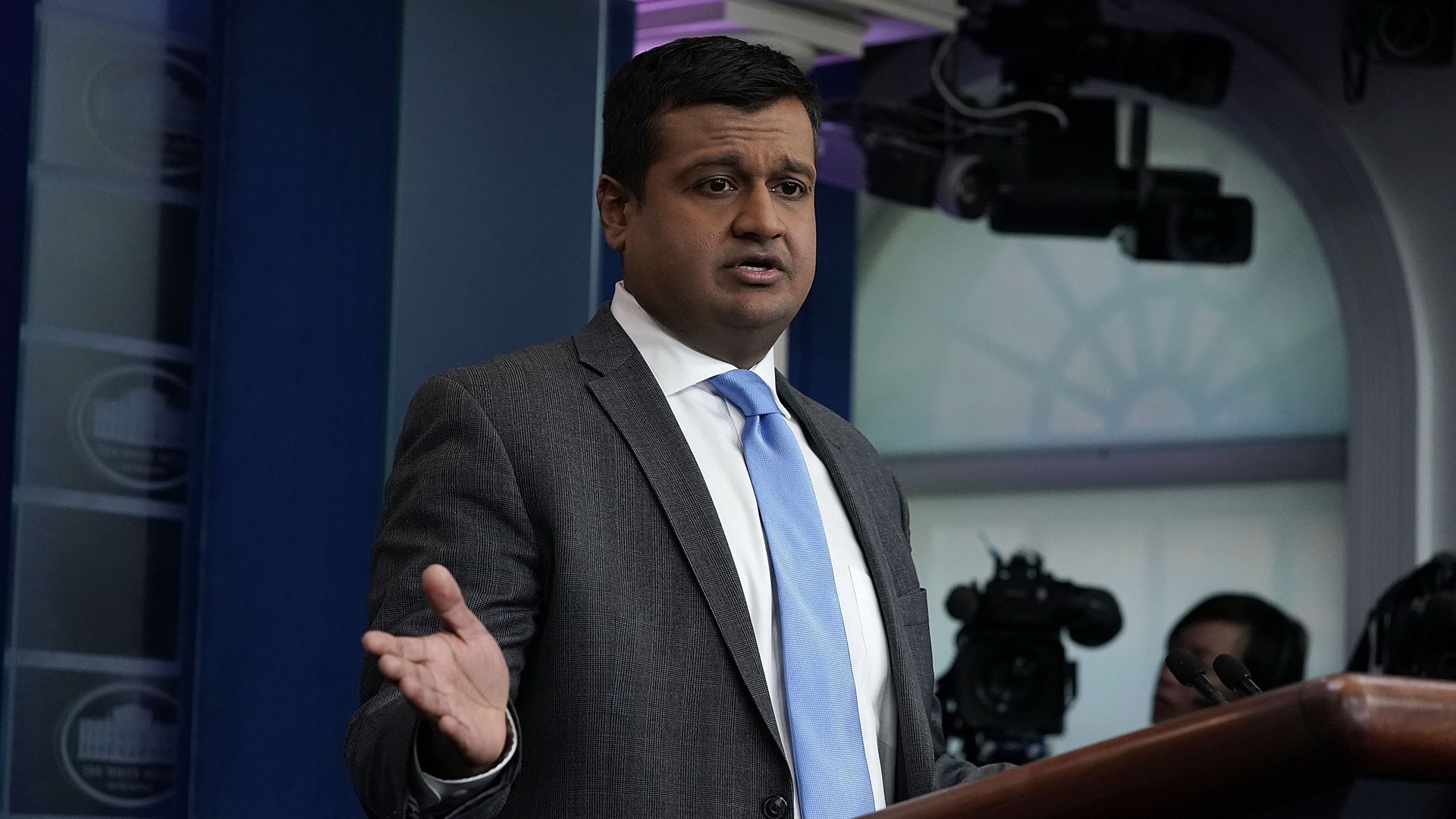 White House deputy press secretary Raj Shah. 