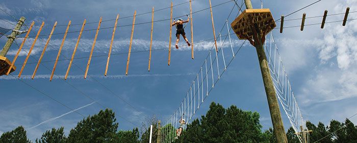 whitewater center ropes course