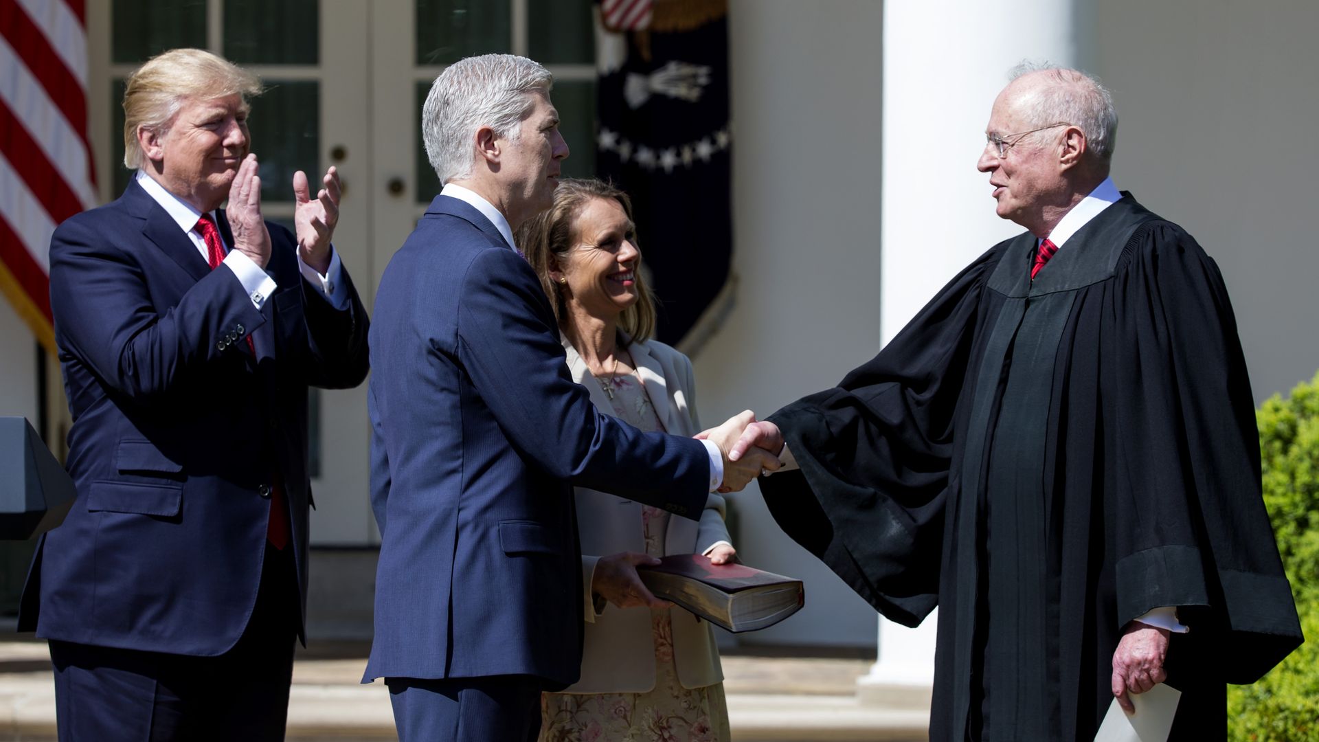 President Trump, Neil Gorsuch and Anthony Kennedy