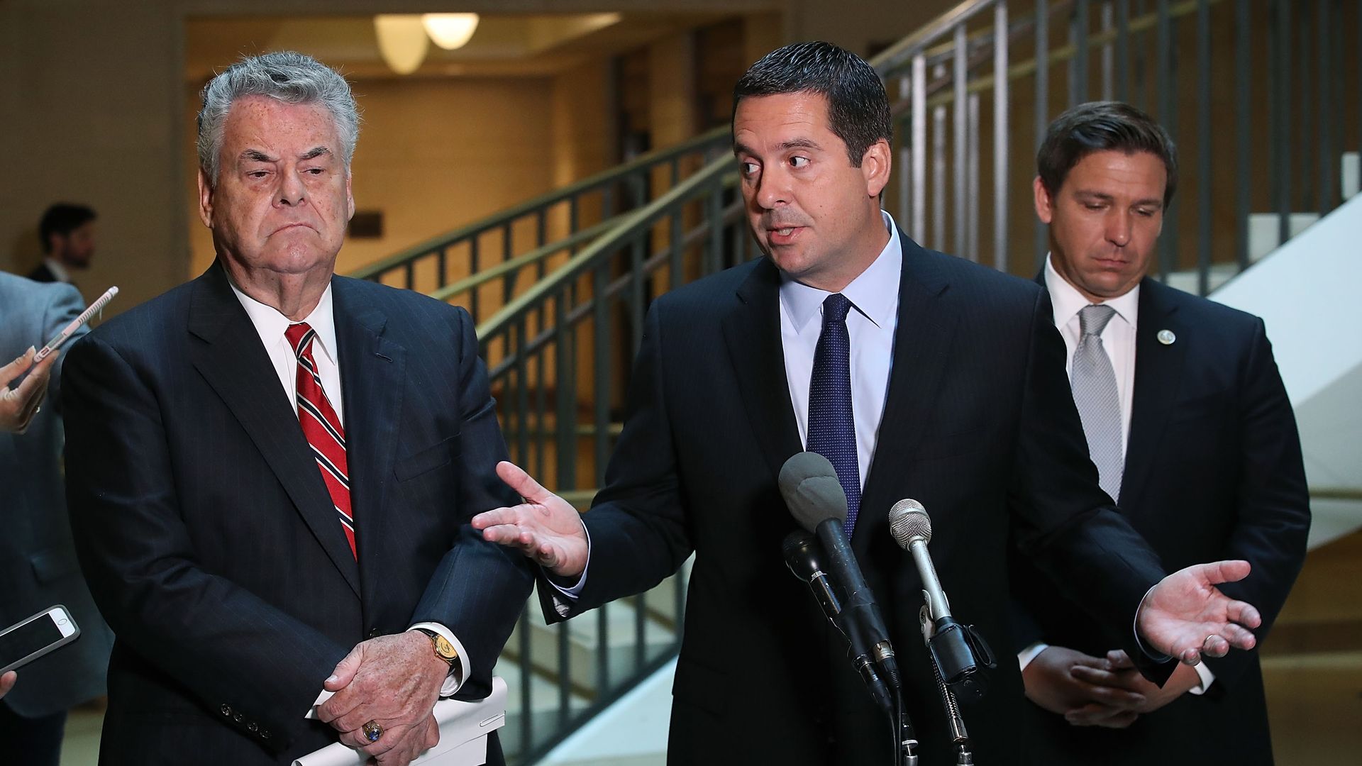 Devin Nunes gives a press conference