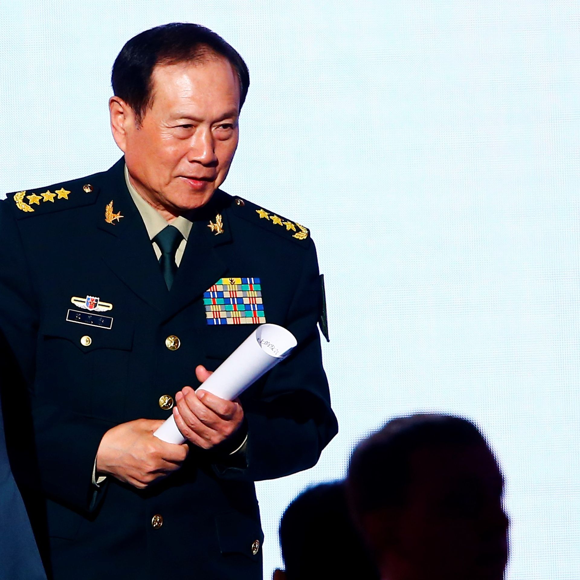 China's Defence Minister Wei Fenghe in Moscow, Russia on April 04, 2018. 