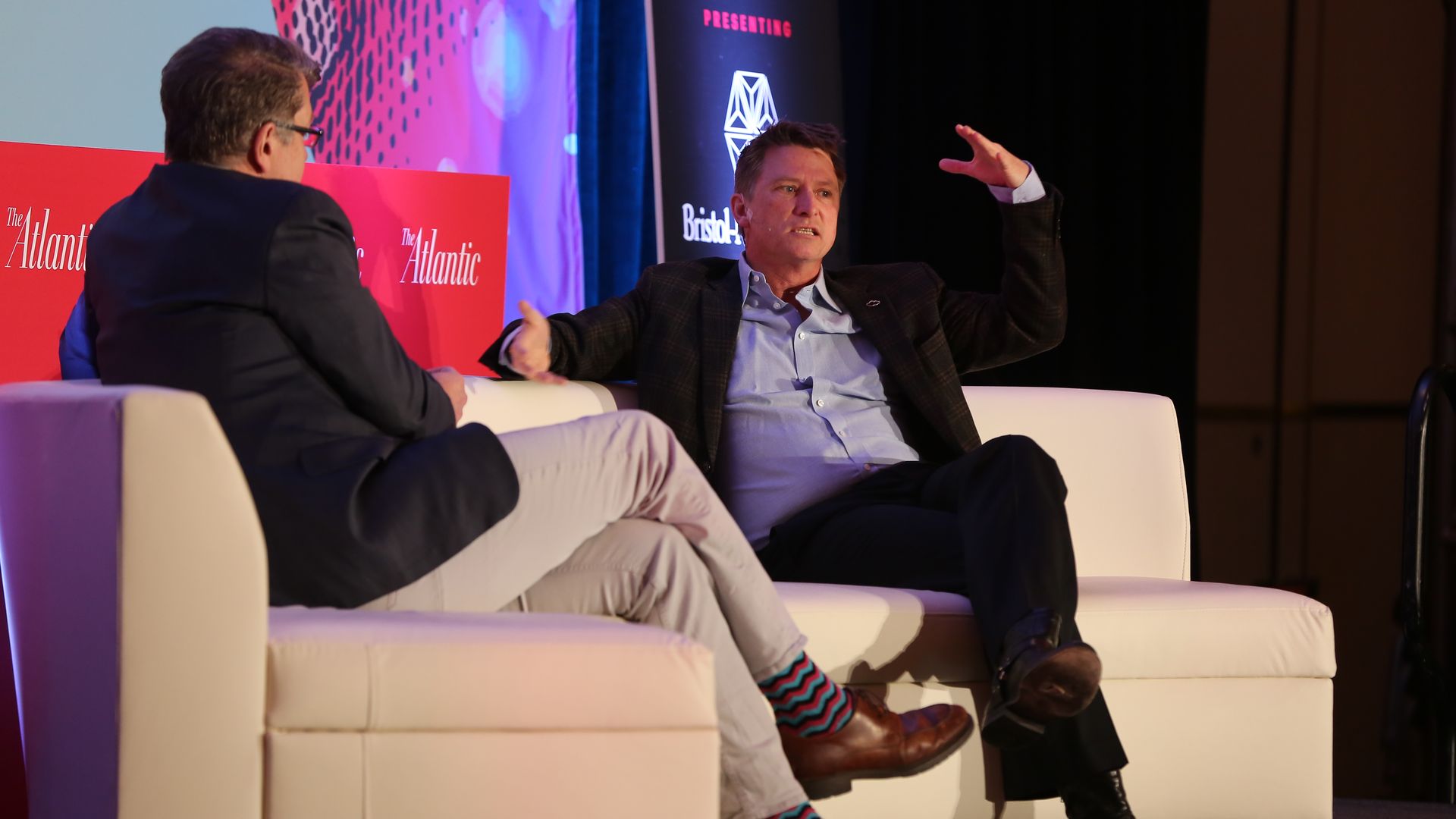 Former Athenahealth CEO Jonathan Bush speaks at a conference