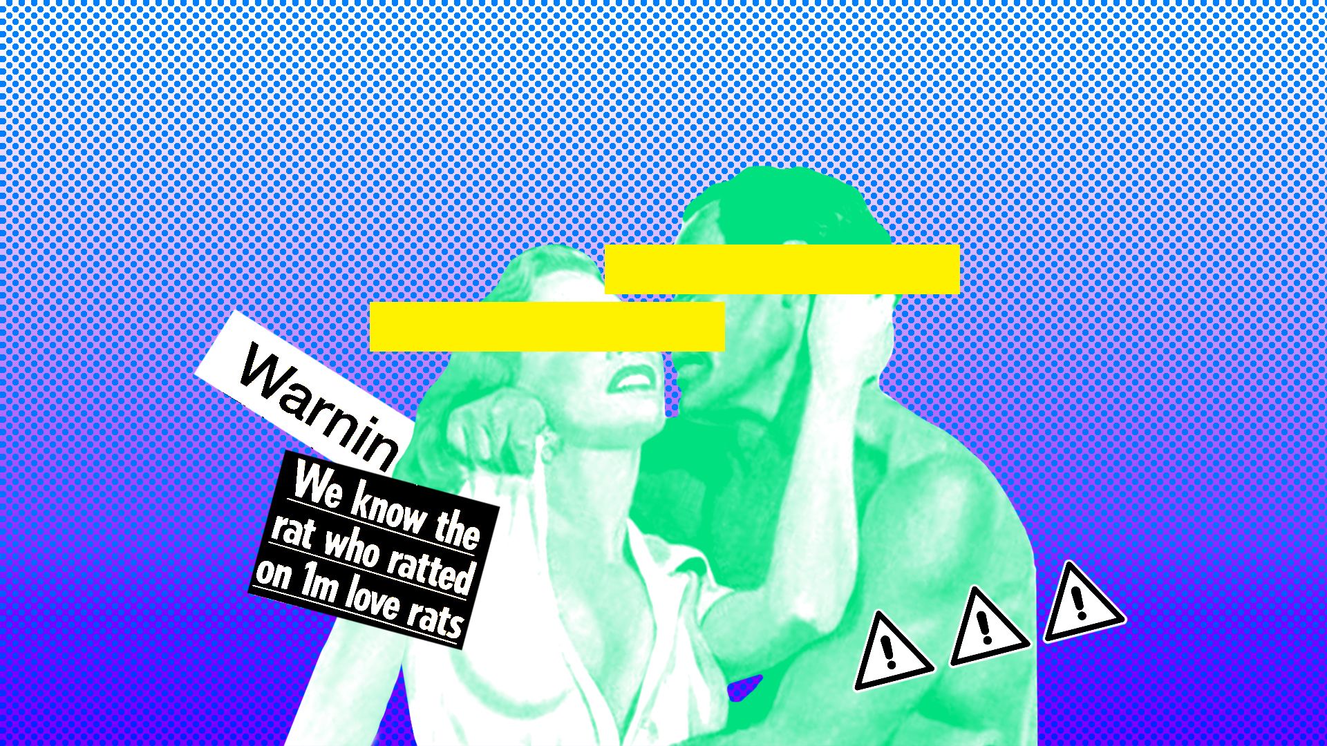 Collage of vintage romance imagery