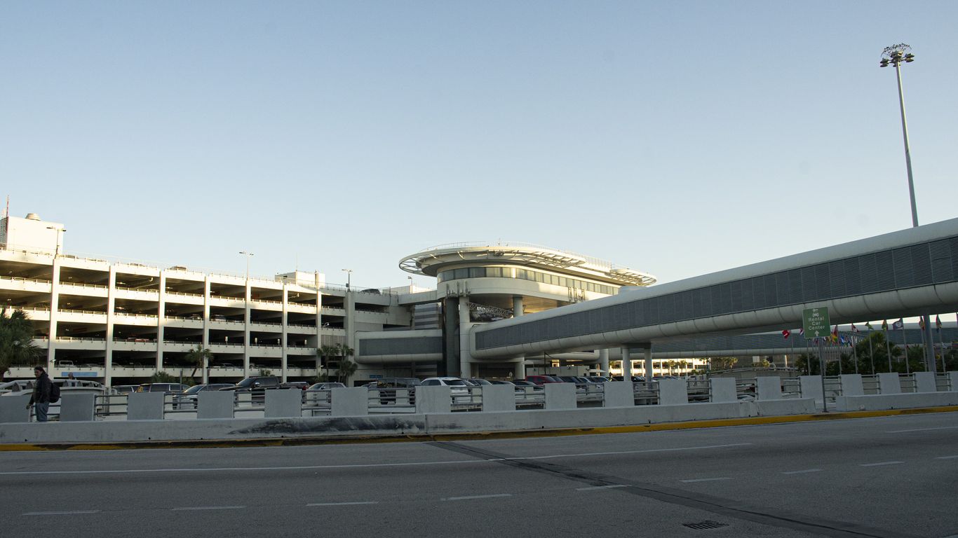 Unhoused people seek shelter at South Florida airports - Axios Miami