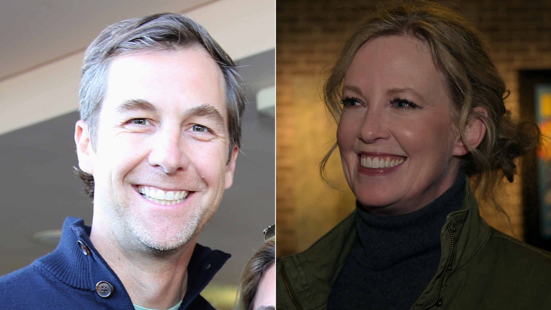 A photo of Alterra CEO Jared Smith and Vail CEO Kirsten Lynch.