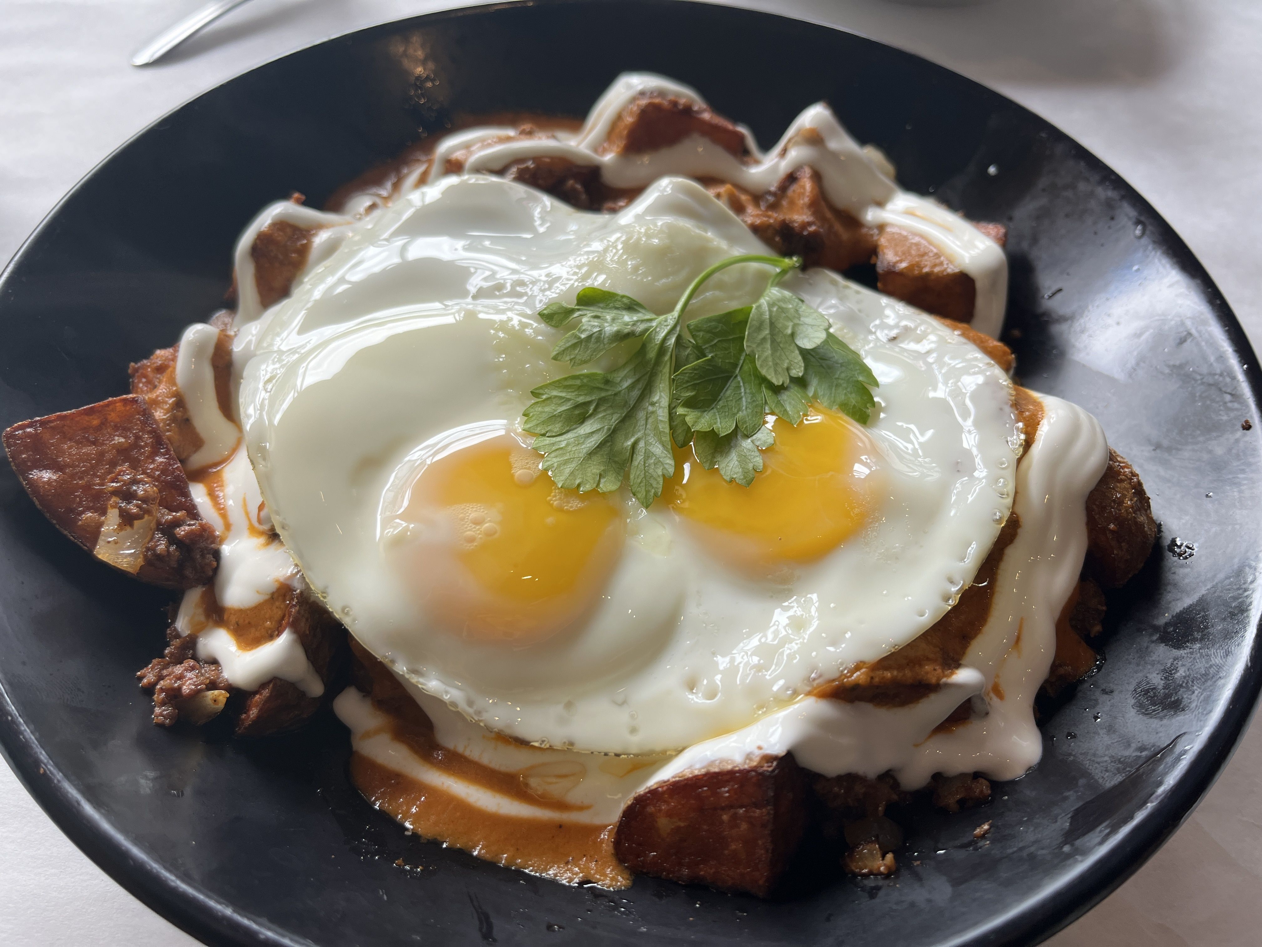 Photo of eggs on a plate 