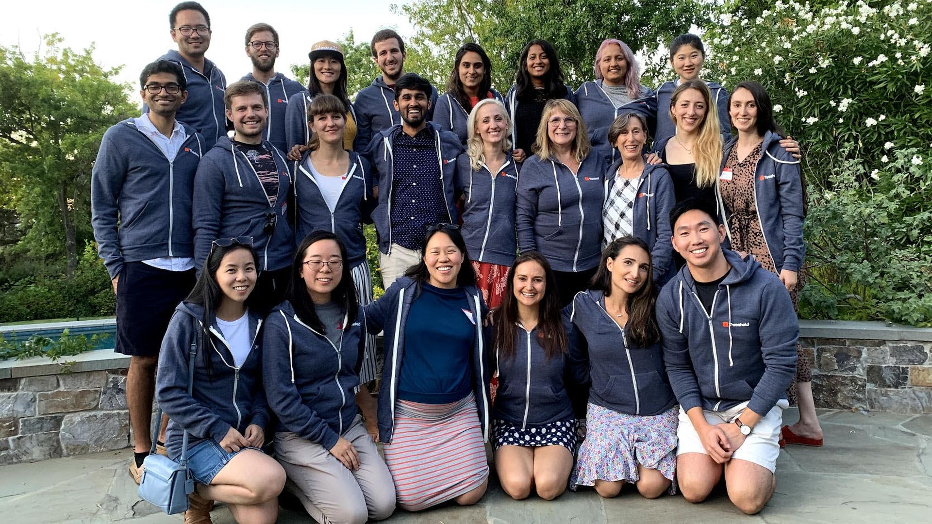 Image of the 2019 Threshold Fellows at Stanford