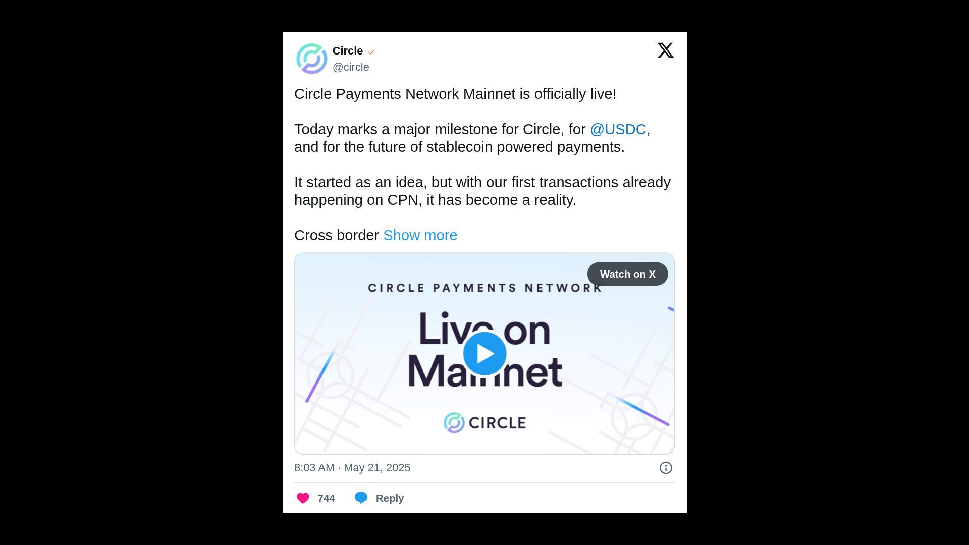 Screenshot from social media.