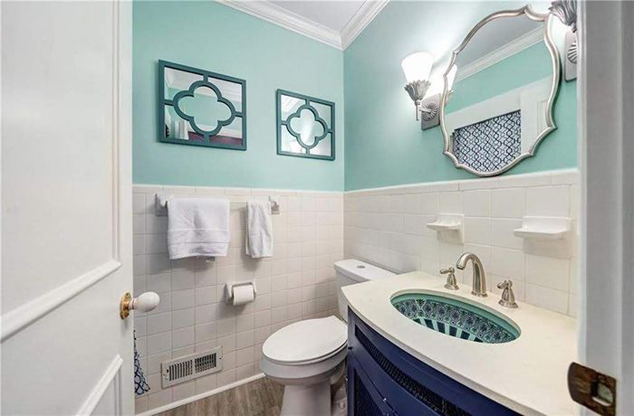 Hickory mediterranean renovation bathroom