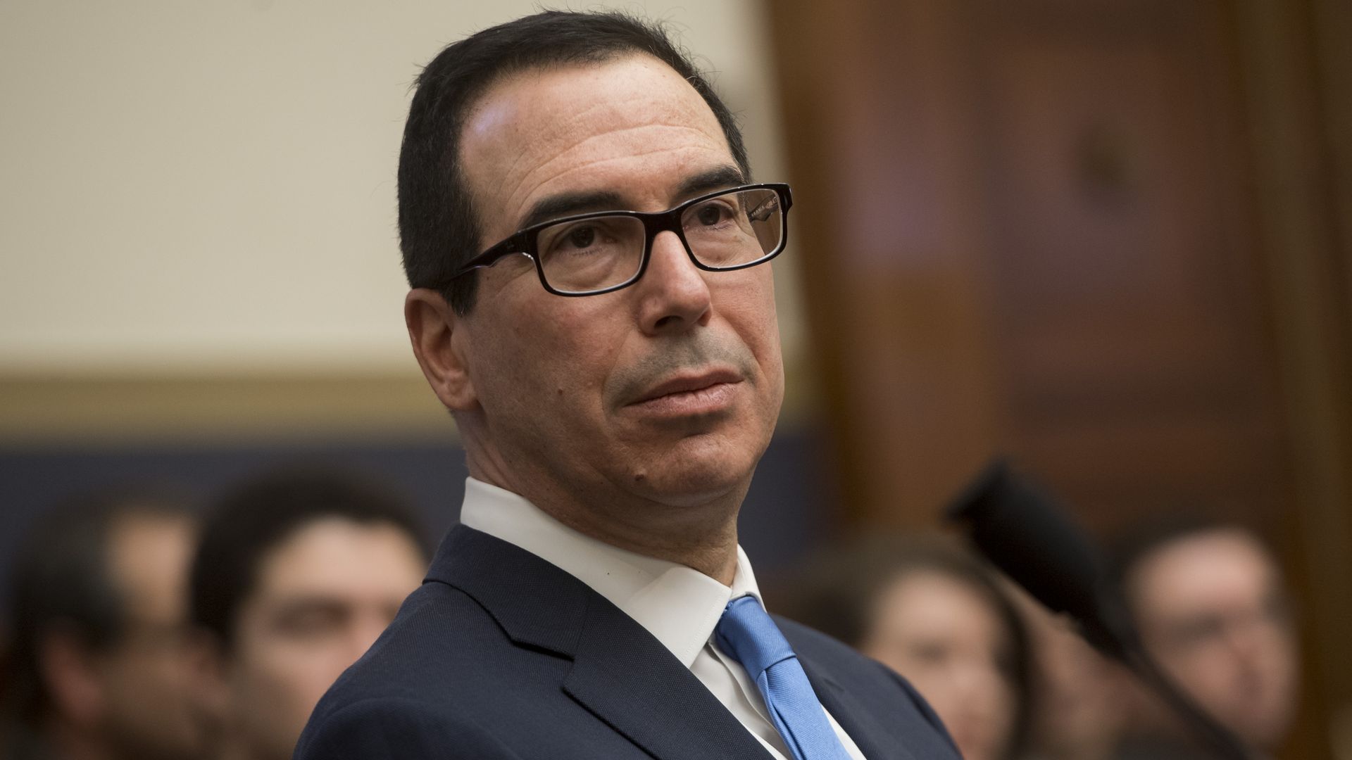 Treasury Secretary Steven Mnuchin, who wants the Justice Department to take a tougher look at major technology companies.