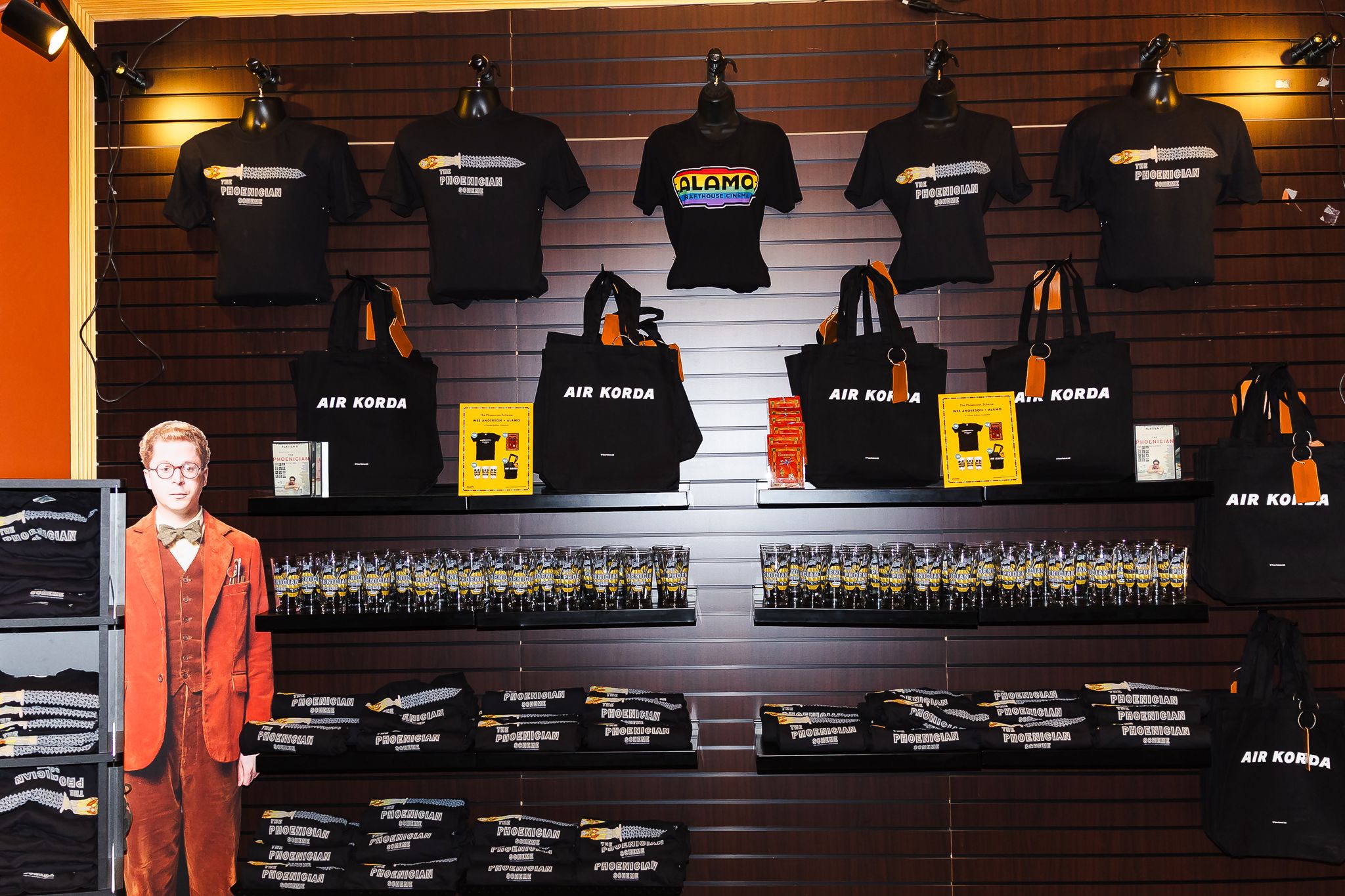 Wes Anderson themed merchandise for the Phoenician Scheme.