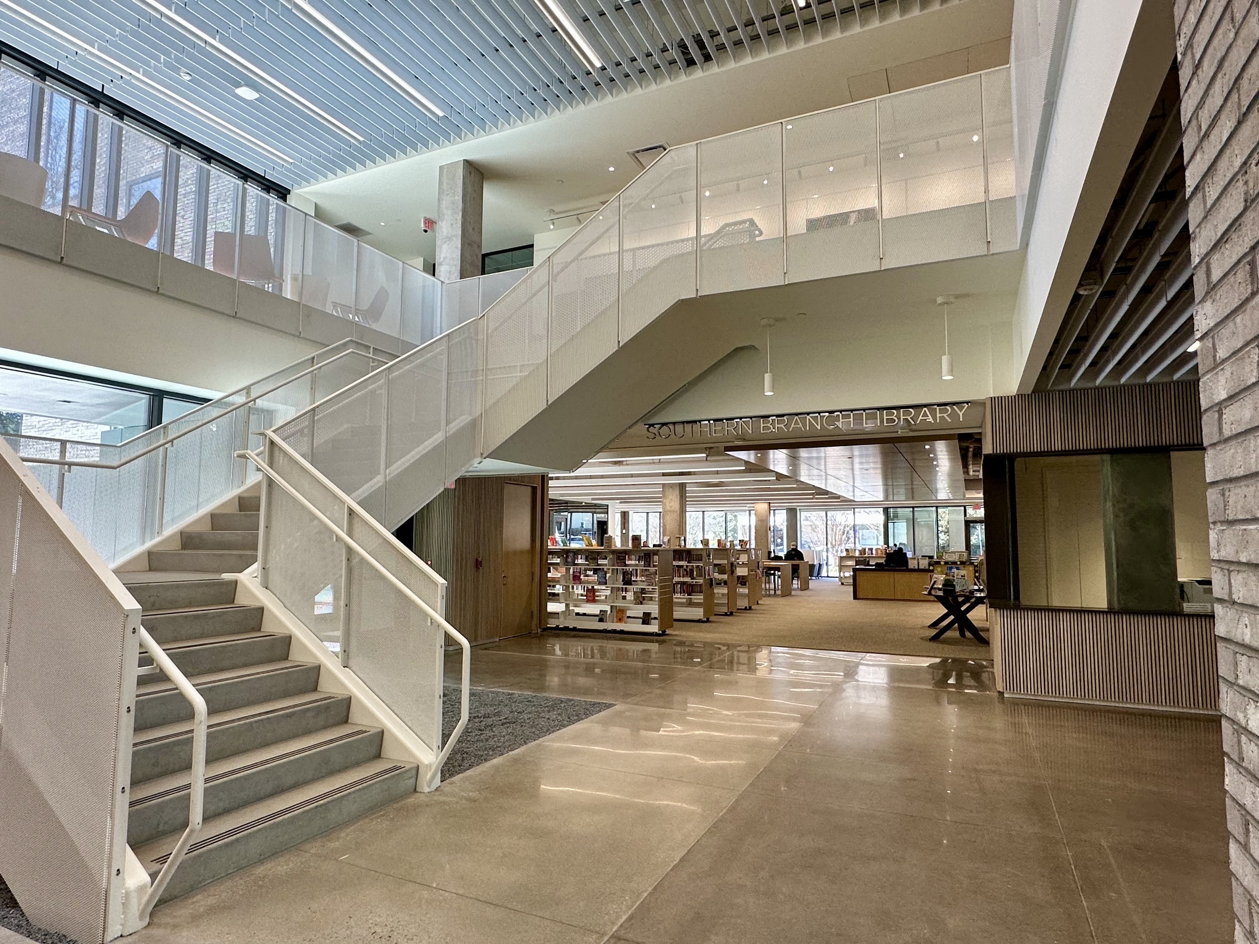 The Orange County's Southern Branch Library is located inside of the Drakeford Library Complex