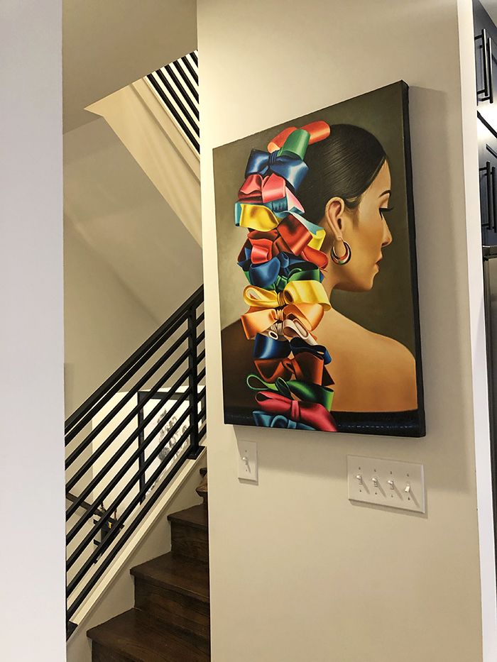 NoDa townhouse home tour art
