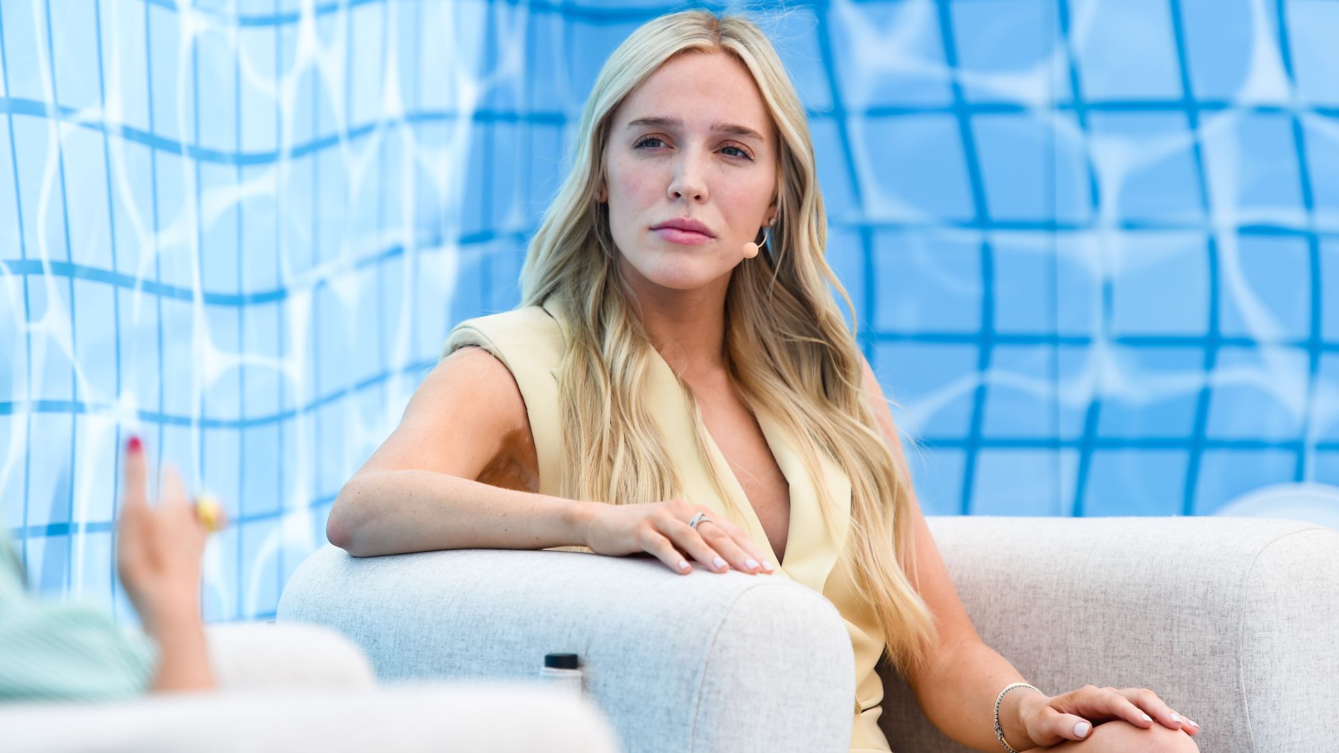 Call Her Daddy Host, Creator and Executive Producer, Alex Cooper participating in The Art of The Interview session at Spotify Beach on June 20, 2023 in Cannes, France. 