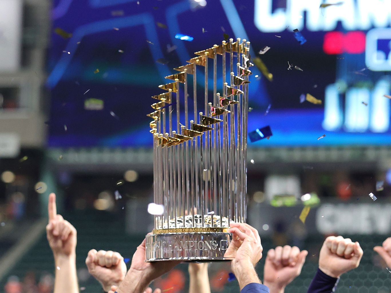 World Series trophy coming to town