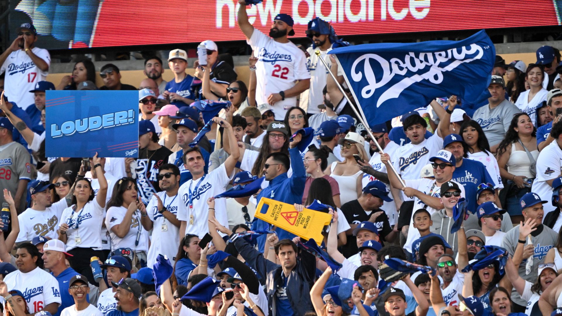 Dodger fans had lots to cheer about as the Dodgers defeated the Brewers 3-1 in game 3 in the NLCS at Dodger Stadium on Thursday, October 16, 2025. The Dodgers defeated the Brewers 3-1 and take a 3-0 lead in the best of 7 series. 