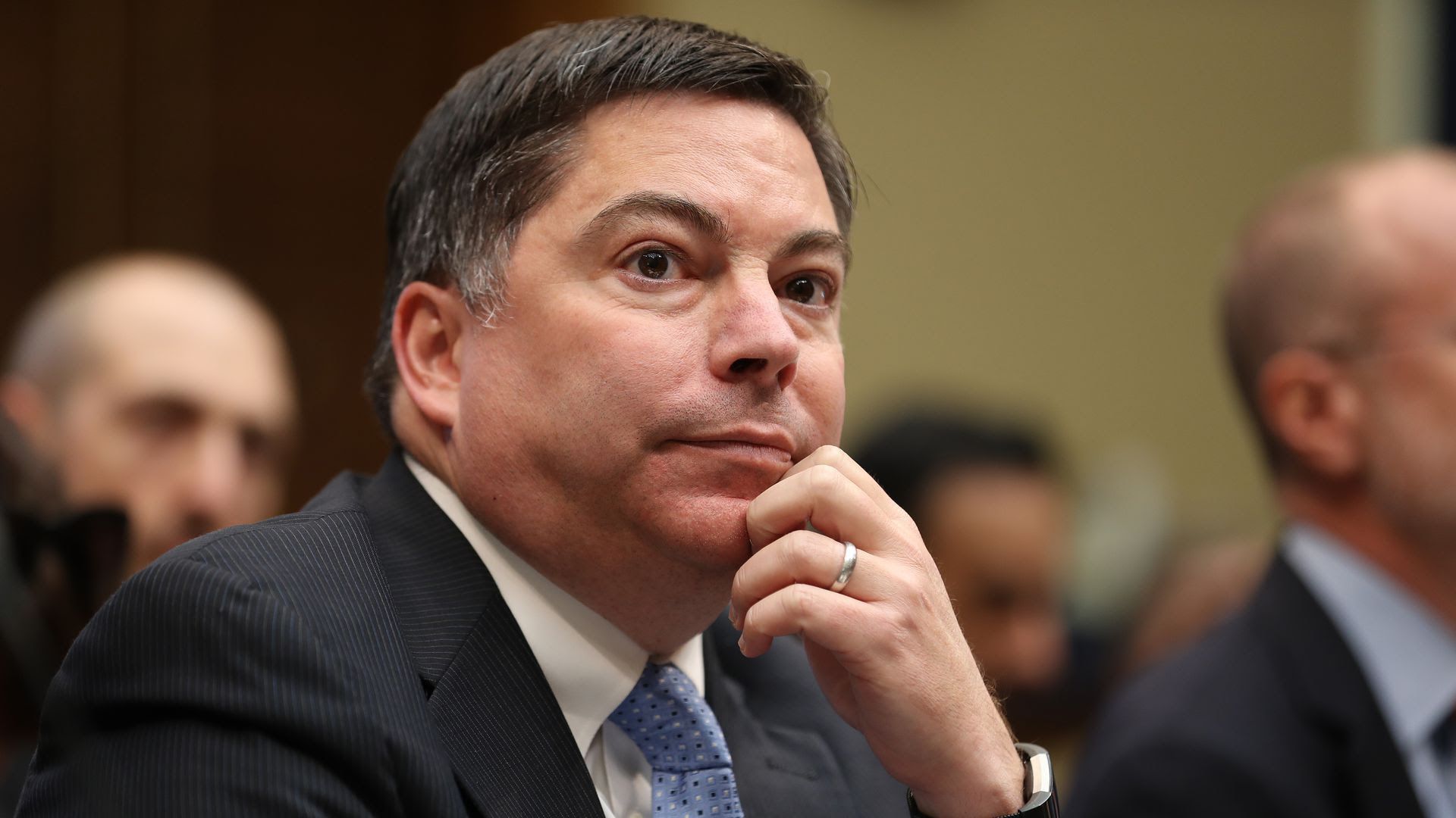 FCC Commissioner Mike O'Rielly during a meeting