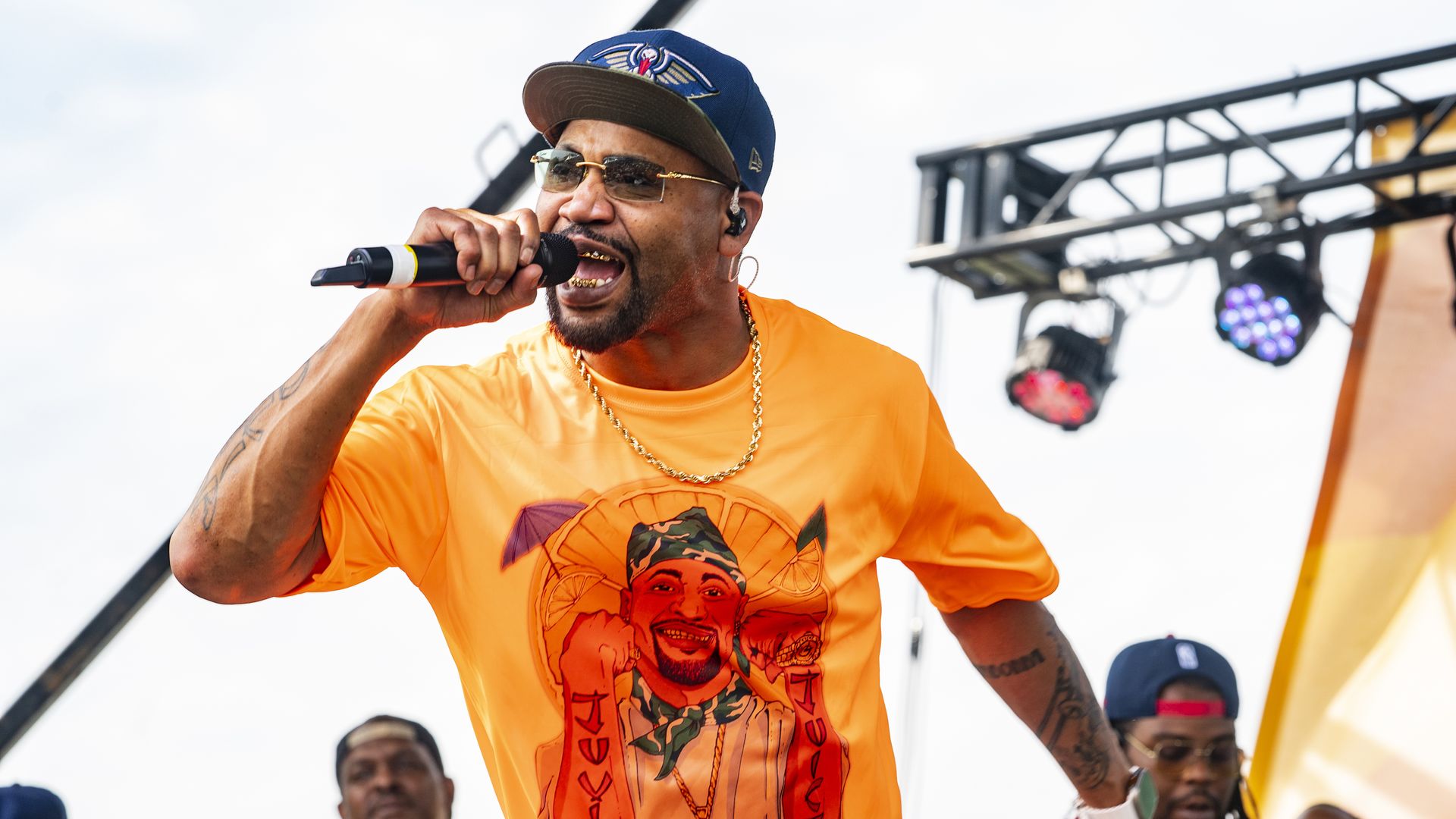 NEW ORLEANS, LOUISIANA - MAY 21: New Orleans rapper Juvenile performs during Bayou Boogaloo on May 21, 2023 in New Orleans, Louisiana. (Photo by Erika Goldring/Getty Images)