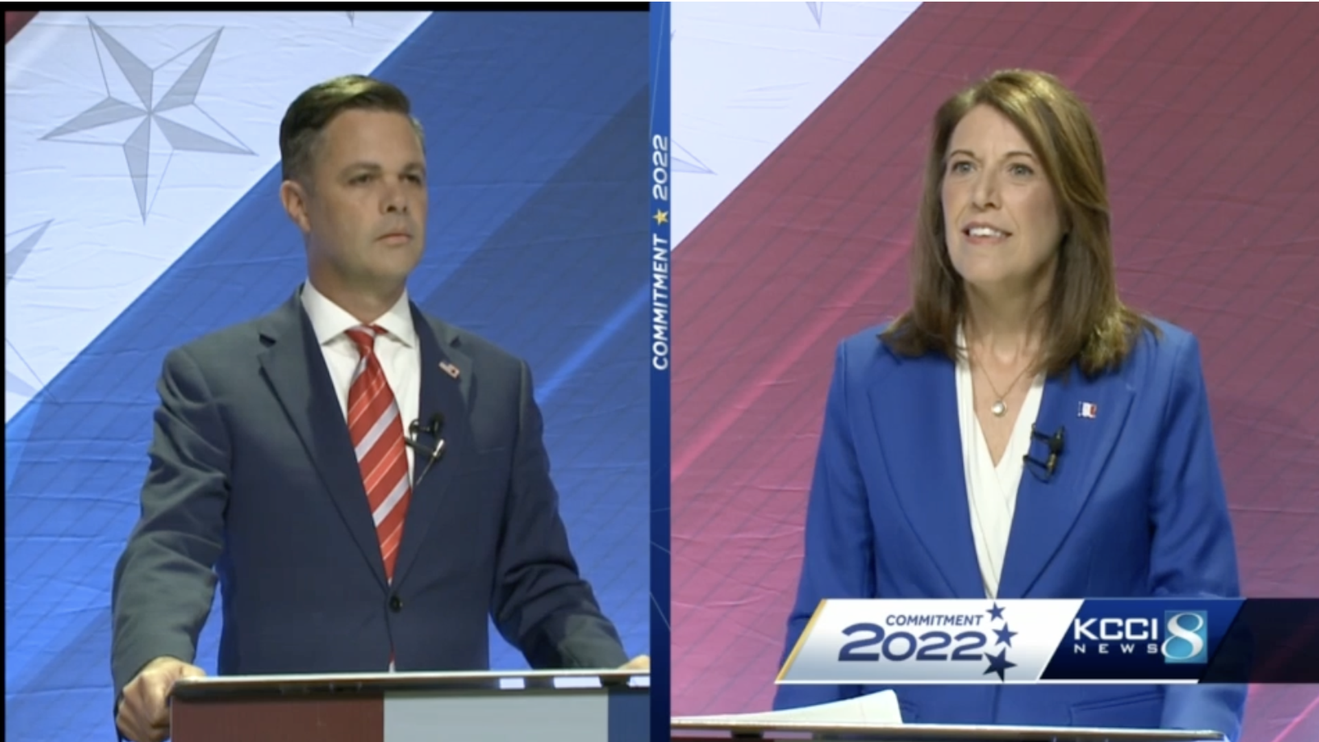 Zach Nunn and Cindy Axne