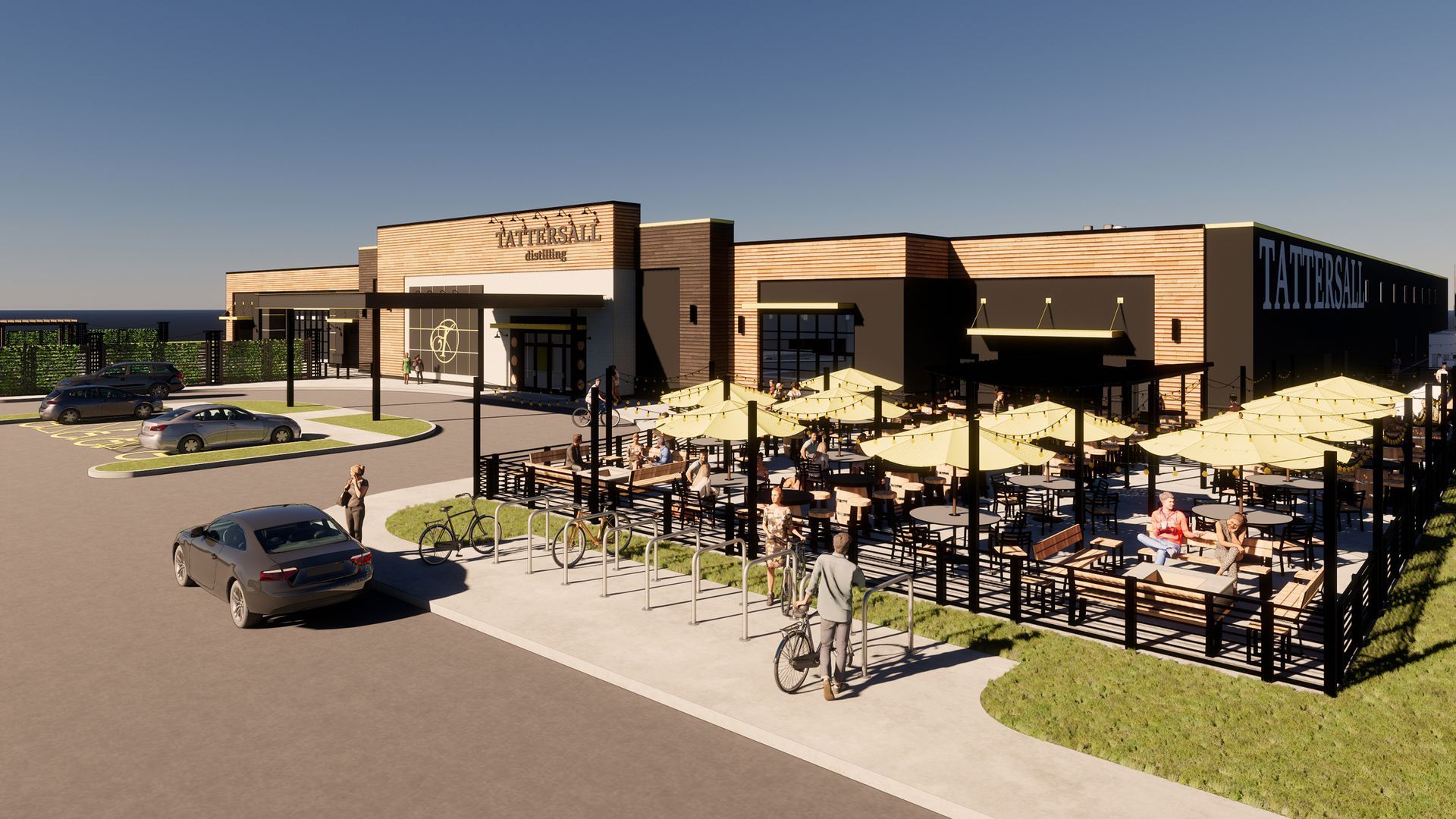 An image of Tattersall's new destination distillery in Wisconsin
