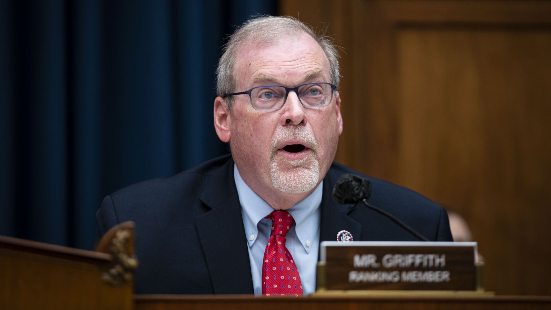 Morgan Griffith speaks during a hearing on April 6, 2022.