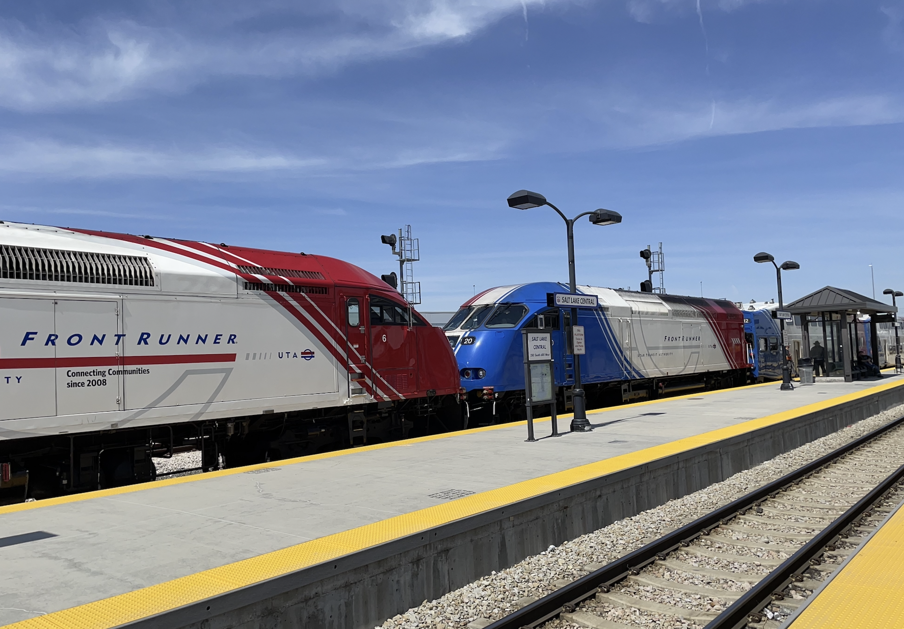 Utah Transit Authority's FrontRunner turns 15 - Axios Salt