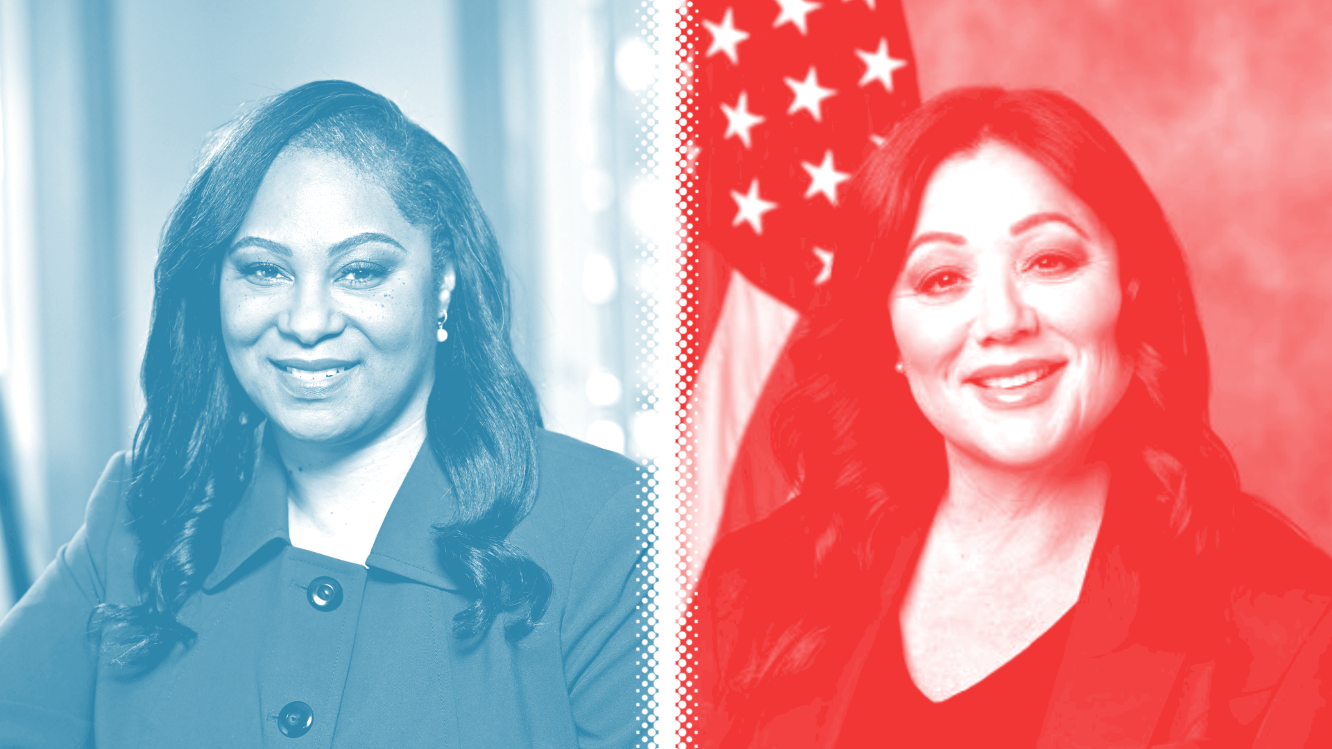 Side-by-side of Janelle Bynum (D) vs. Lori Chavez-DeRemer (R).