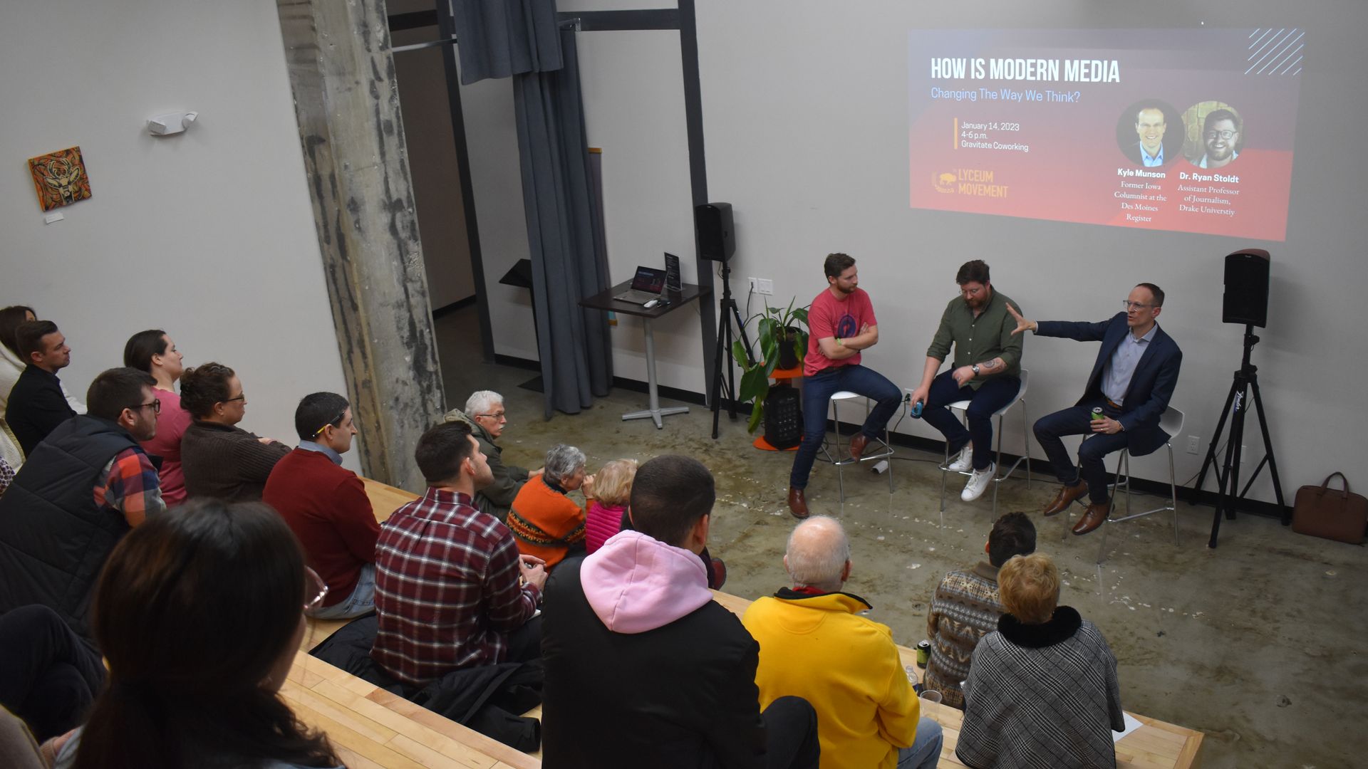 Speakers at gravitate coworking