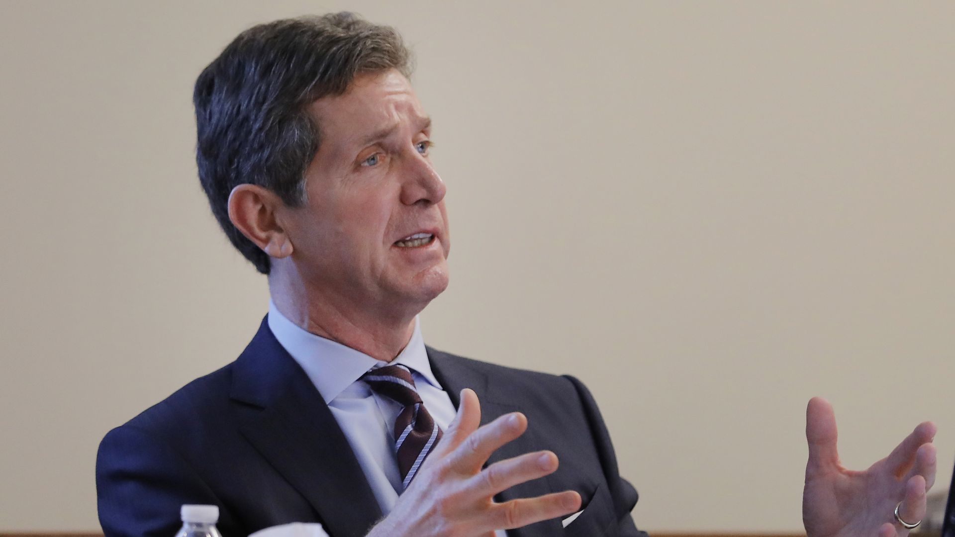 Photo of Alex Gorsky speaking and gesturing with his hands