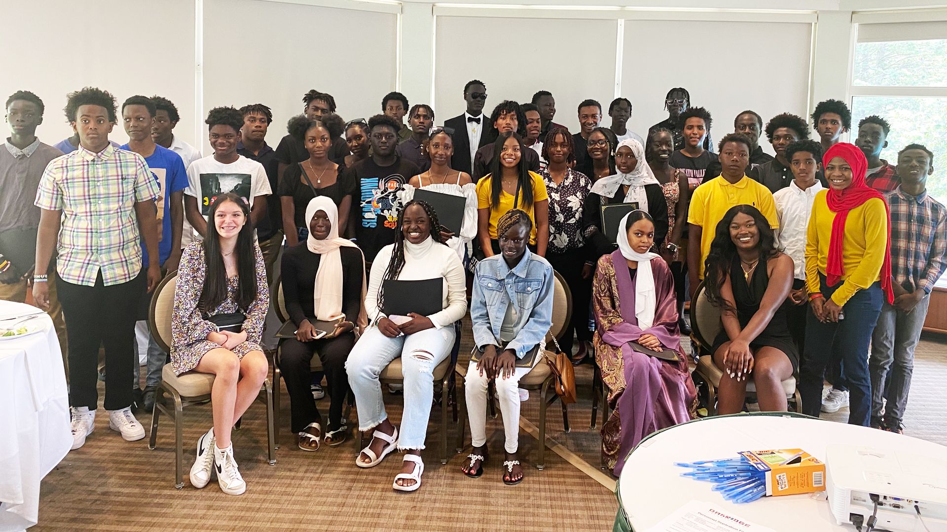 A photo of job participants at Oakridge Neighborhood.