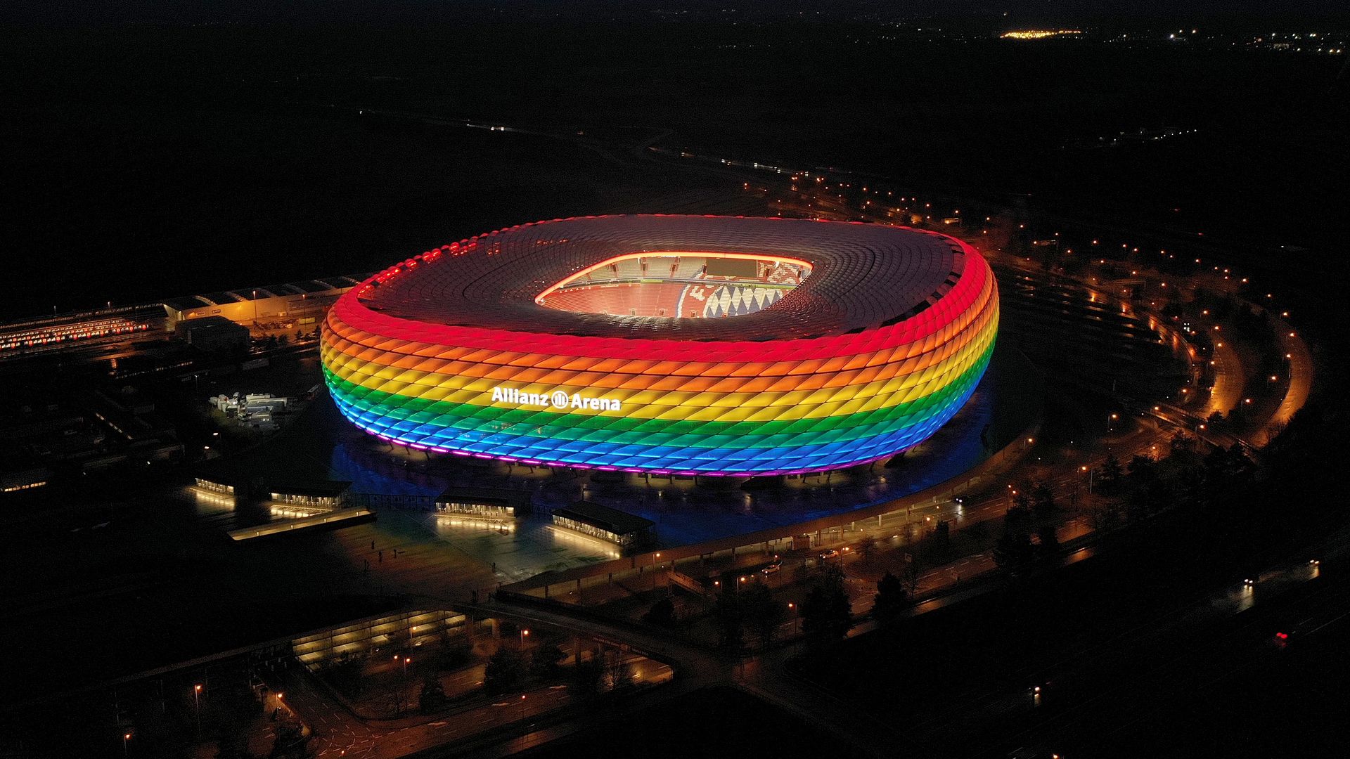 The Allianz arena